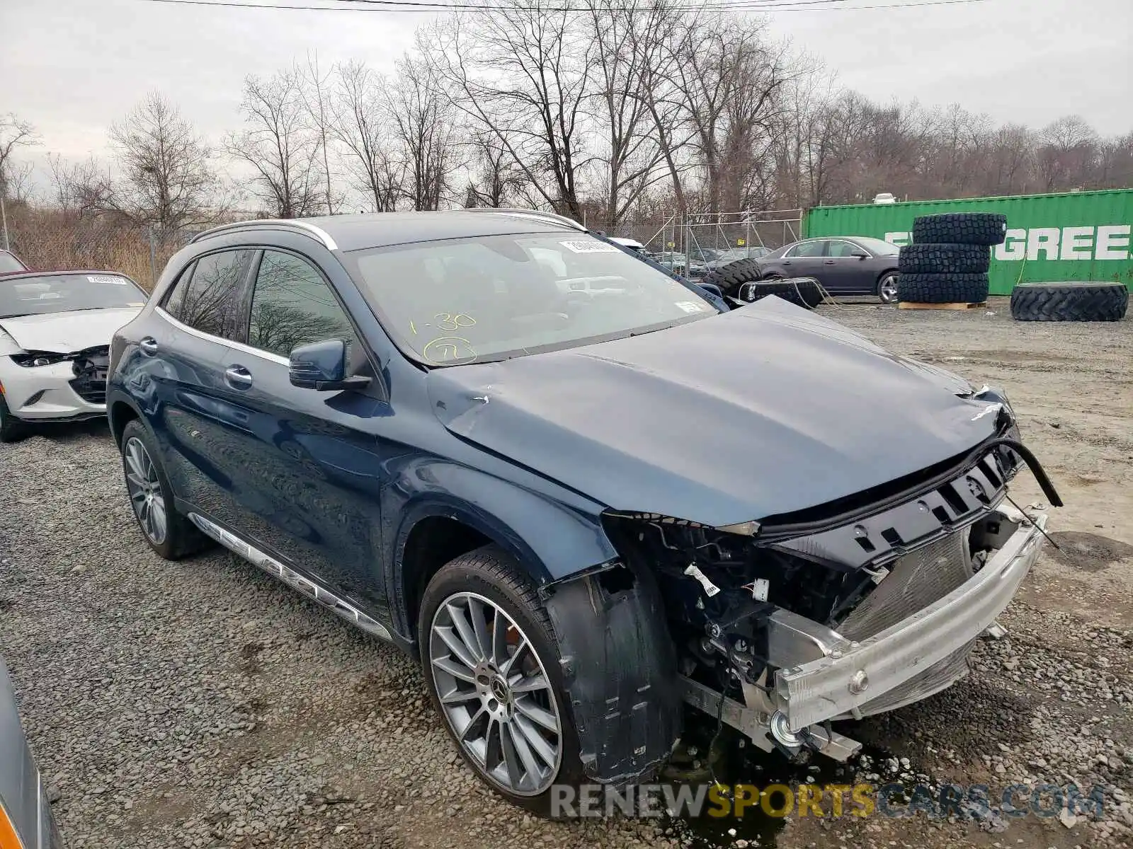 1 Photograph of a damaged car WDCTG4GB4KJ604438 MERCEDES-BENZ G CLASS 2019