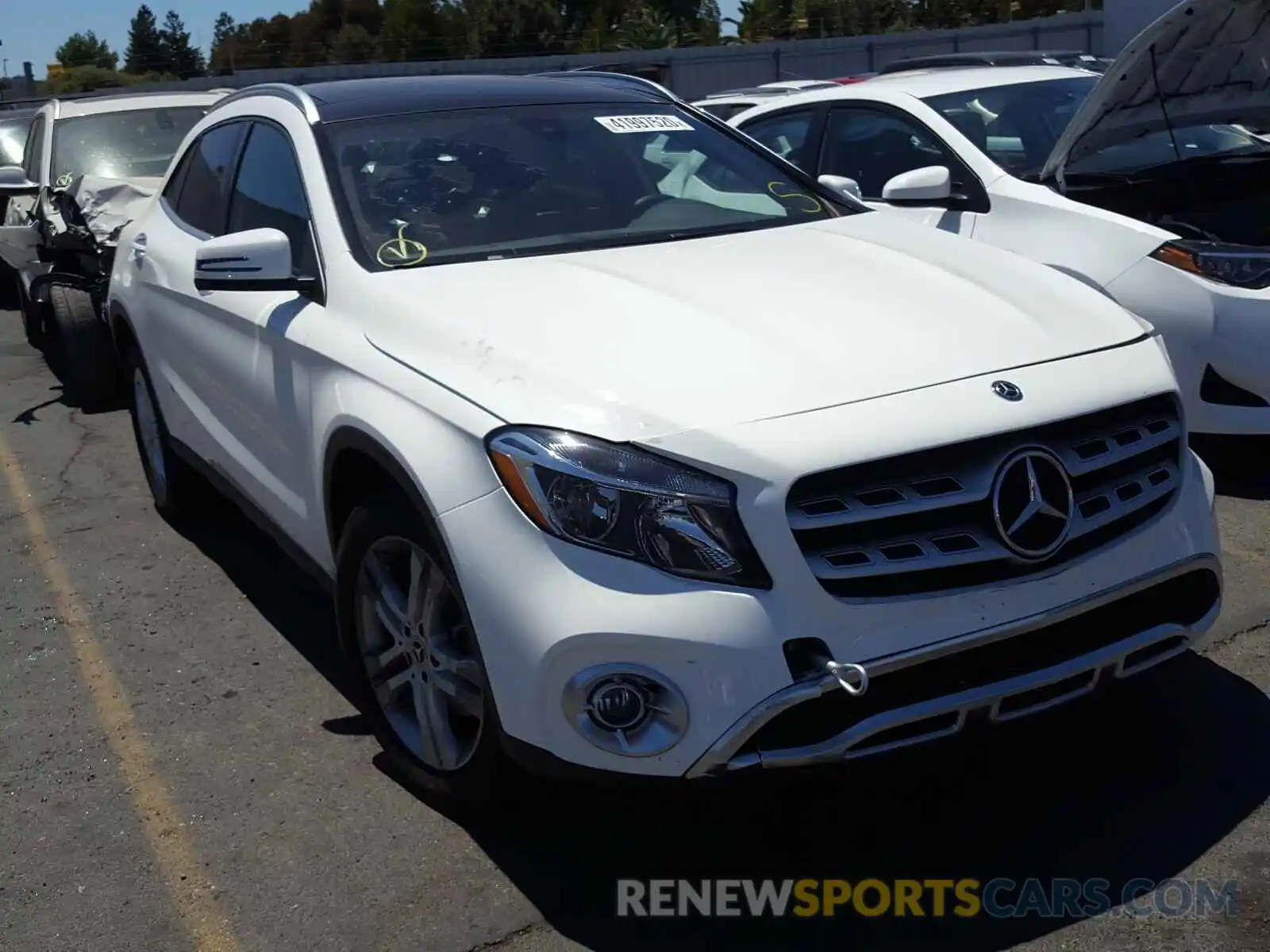 1 Photograph of a damaged car WDCTG4GB4KJ631350 MERCEDES-BENZ G CLASS 2019