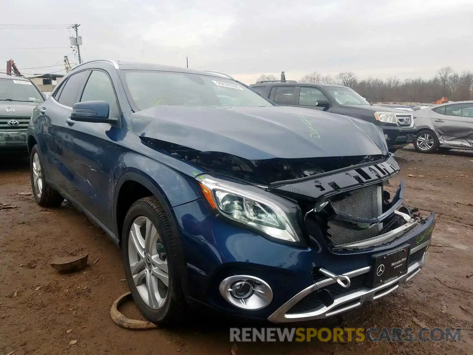 1 Photograph of a damaged car WDCTG4GB4KJ646771 MERCEDES-BENZ G CLASS 2019