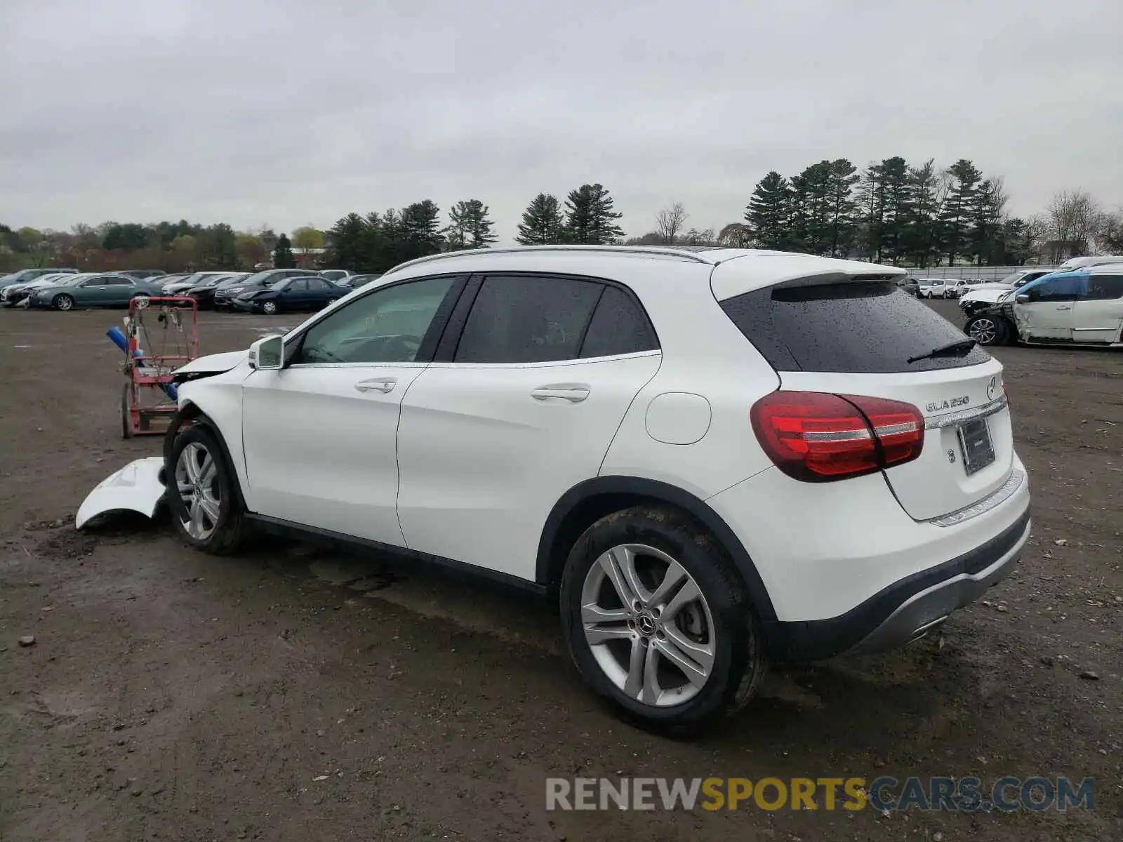 3 Photograph of a damaged car WDCTG4GB5KJ544282 MERCEDES-BENZ G CLASS 2019