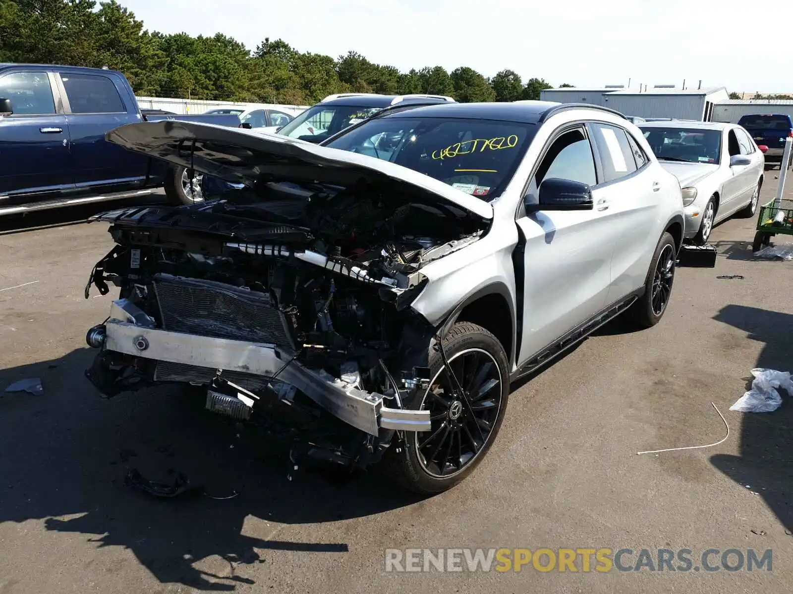 2 Photograph of a damaged car WDCTG4GB5KJ550504 MERCEDES-BENZ G CLASS 2019