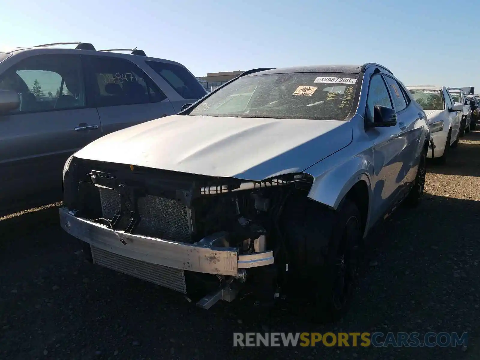 2 Photograph of a damaged car WDCTG4GB5KJ613178 MERCEDES-BENZ G CLASS 2019