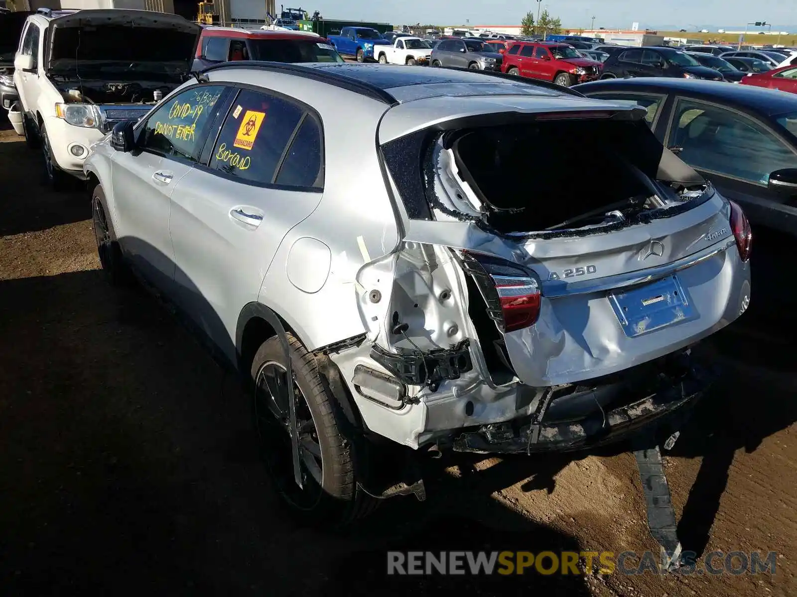 3 Photograph of a damaged car WDCTG4GB5KJ613178 MERCEDES-BENZ G CLASS 2019