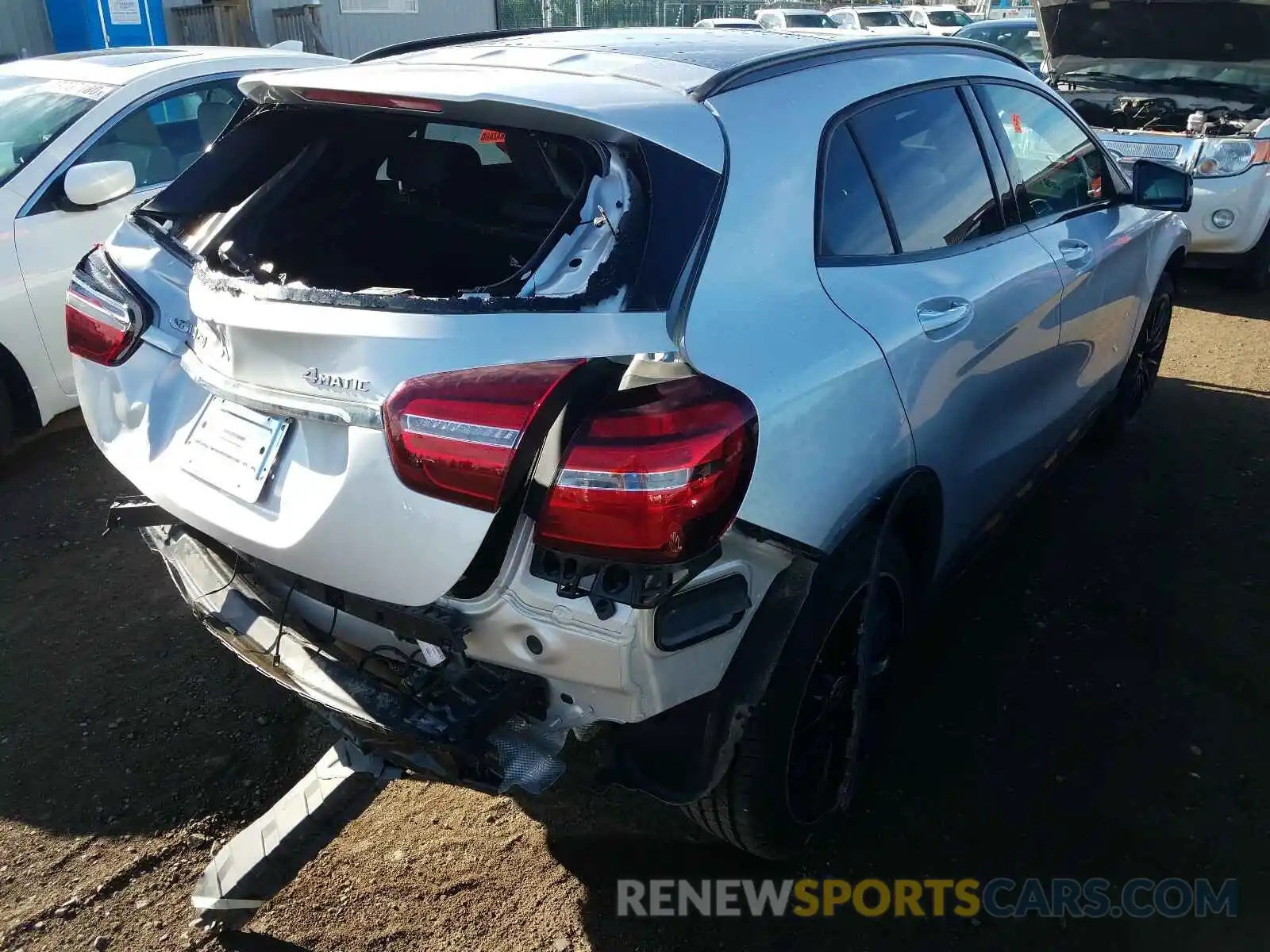 4 Photograph of a damaged car WDCTG4GB5KJ613178 MERCEDES-BENZ G CLASS 2019