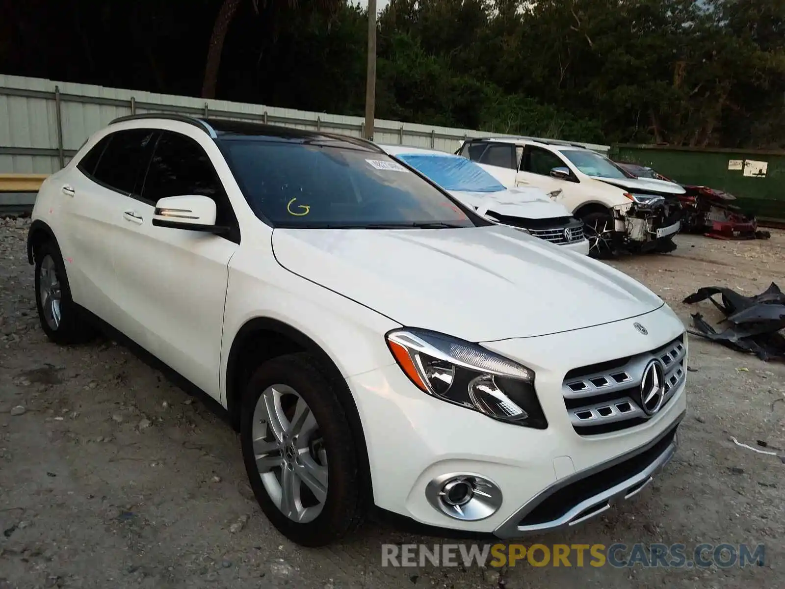 1 Photograph of a damaged car WDCTG4GB5KJ645788 MERCEDES-BENZ G CLASS 2019