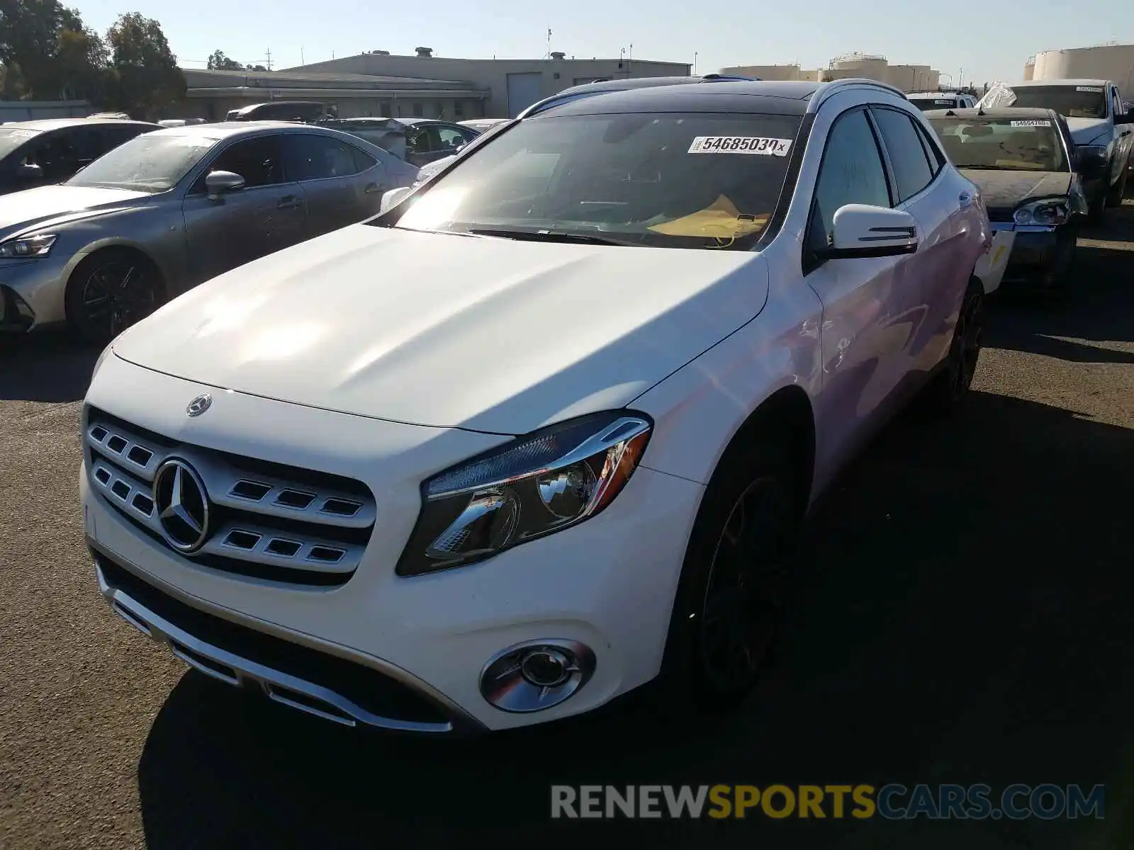 2 Photograph of a damaged car WDCTG4GB5KU011332 MERCEDES-BENZ G CLASS 2019