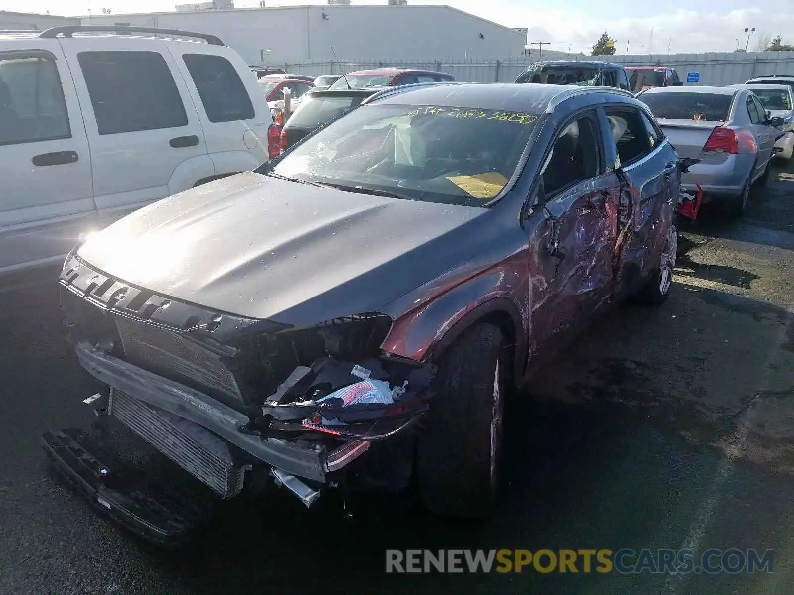 2 Photograph of a damaged car WDCTG4GB7KJ543215 MERCEDES-BENZ G CLASS 2019