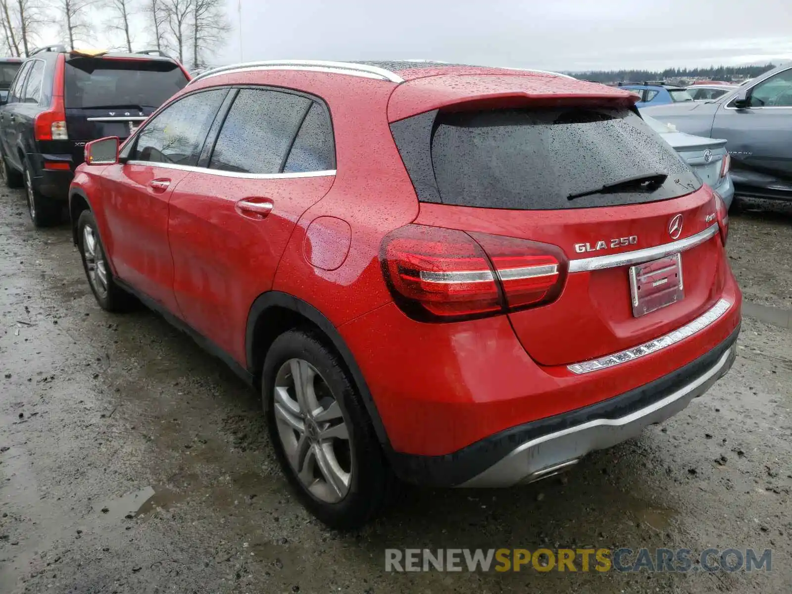 3 Photograph of a damaged car WDCTG4GB7KJ548656 MERCEDES-BENZ G CLASS 2019