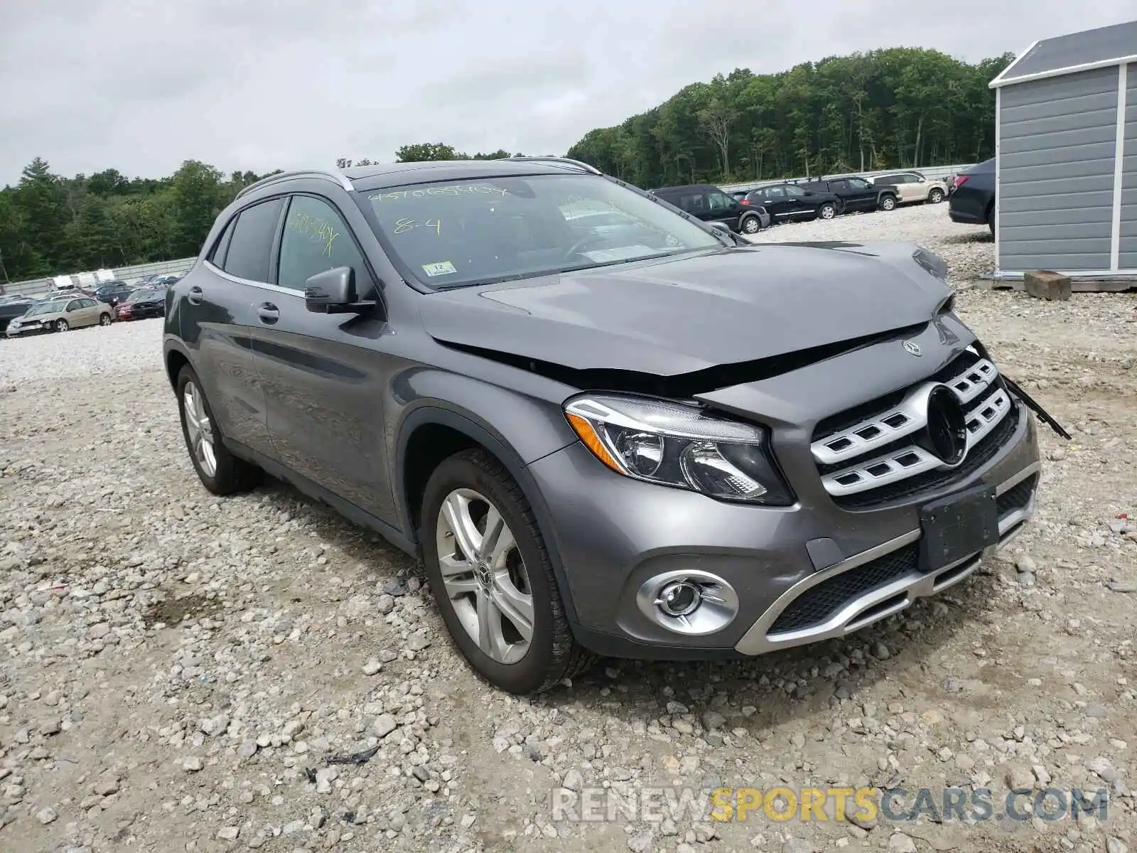 1 Photograph of a damaged car WDCTG4GB7KJ586727 MERCEDES-BENZ G CLASS 2019