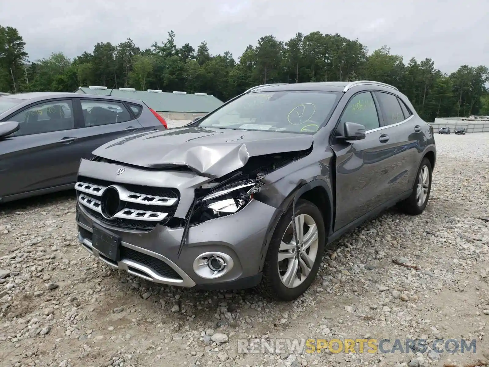 2 Photograph of a damaged car WDCTG4GB7KJ586727 MERCEDES-BENZ G CLASS 2019