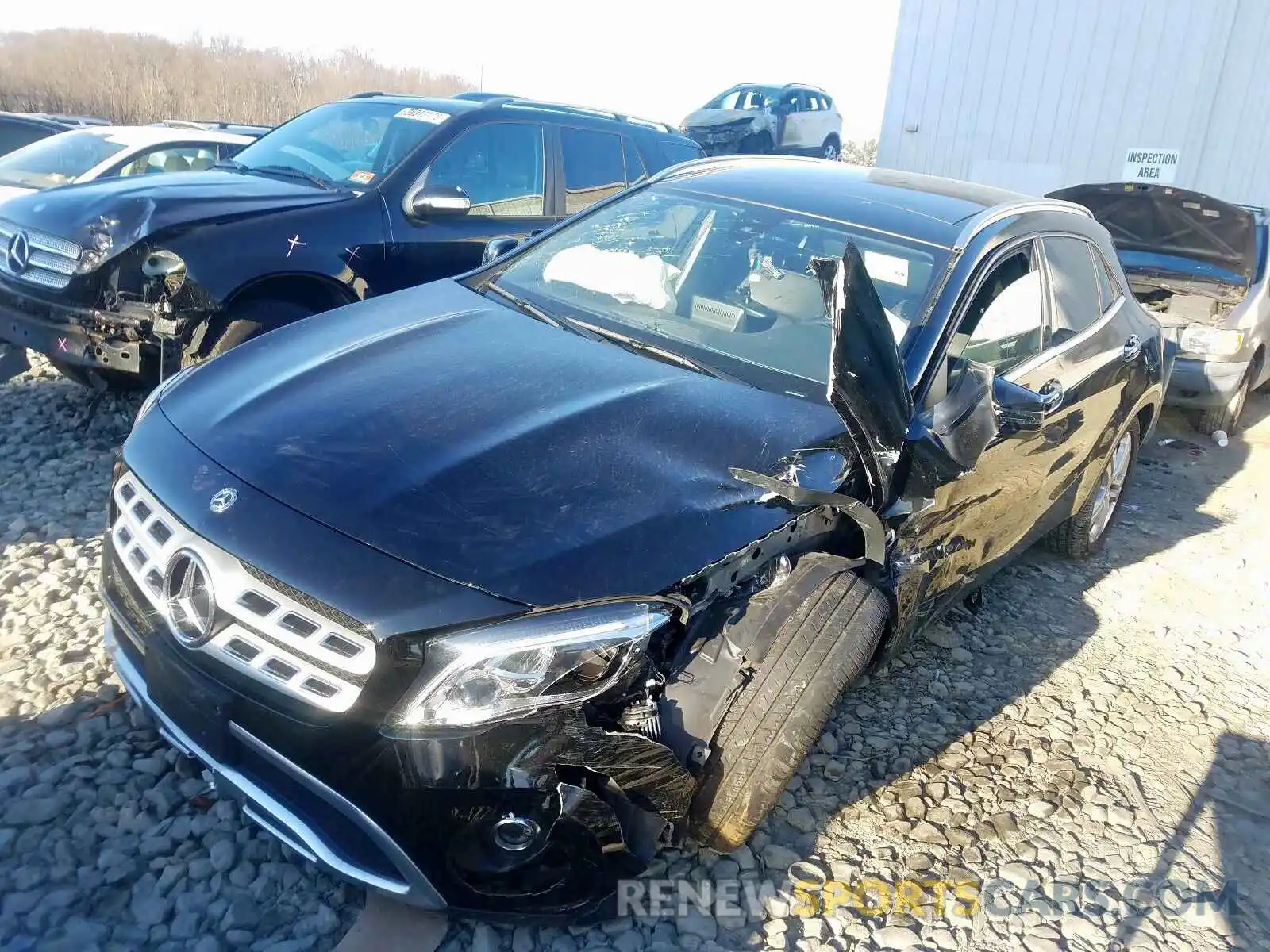 2 Photograph of a damaged car WDCTG4GB8KJ551033 MERCEDES-BENZ G CLASS 2019