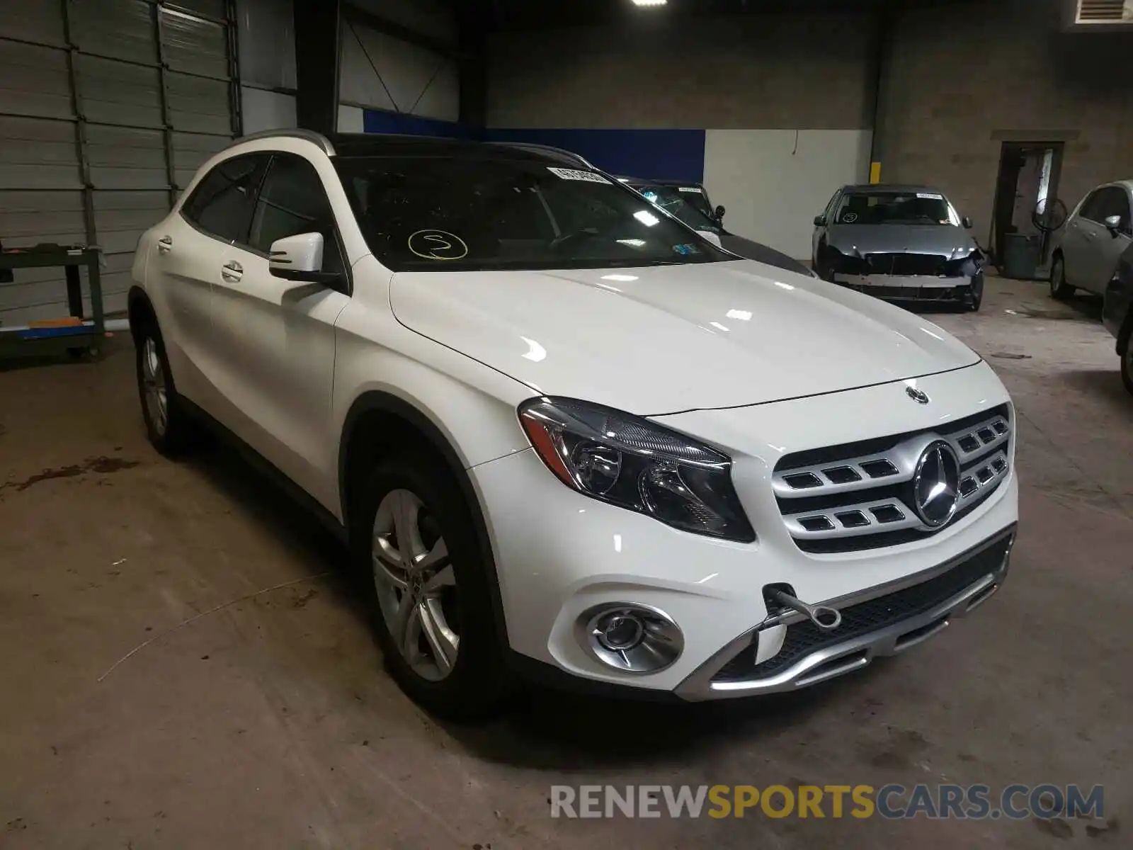 1 Photograph of a damaged car WDCTG4GB8KU005735 MERCEDES-BENZ G CLASS 2019