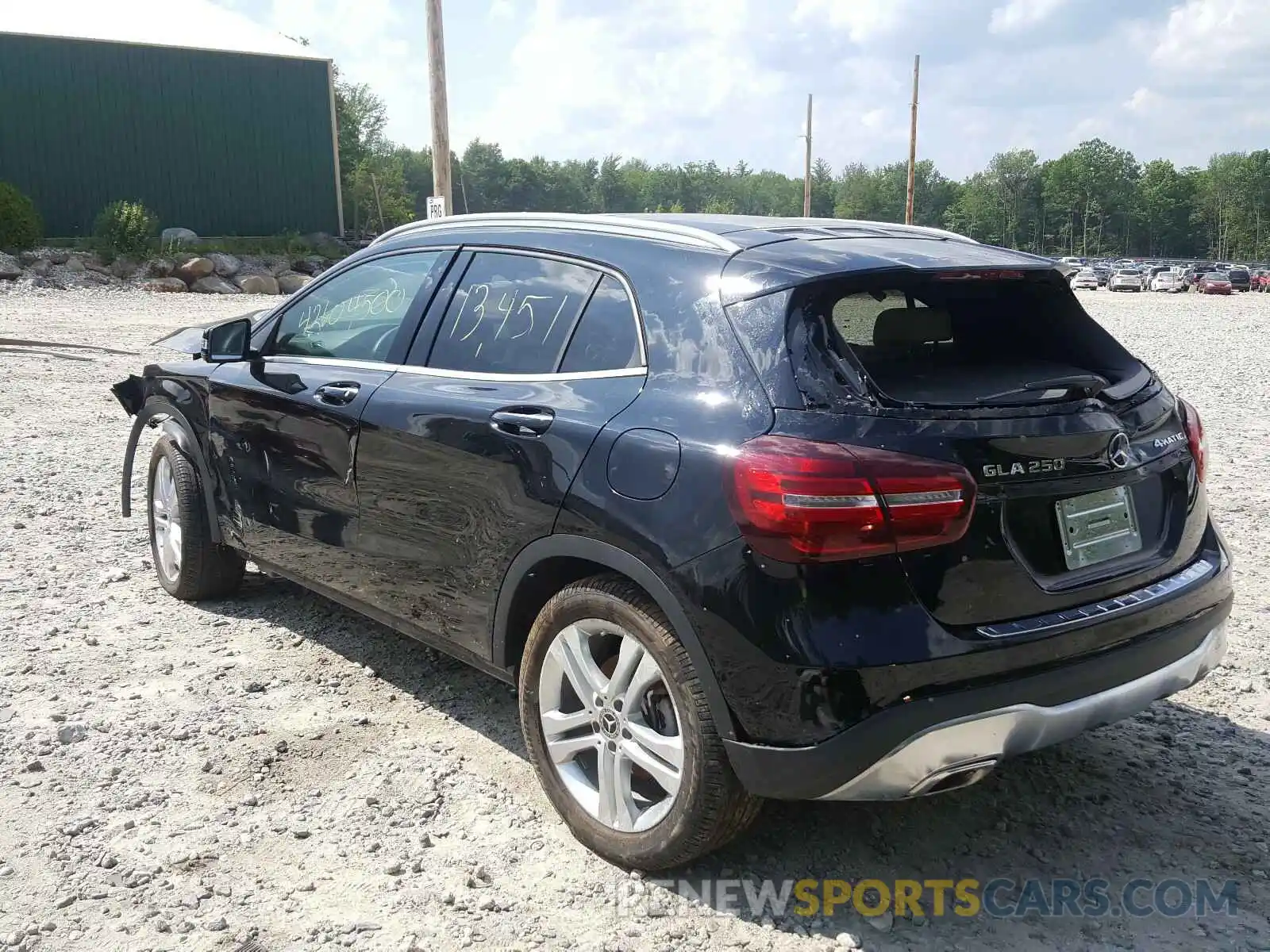 3 Photograph of a damaged car WDCTG4GB9KJ535195 MERCEDES-BENZ G CLASS 2019