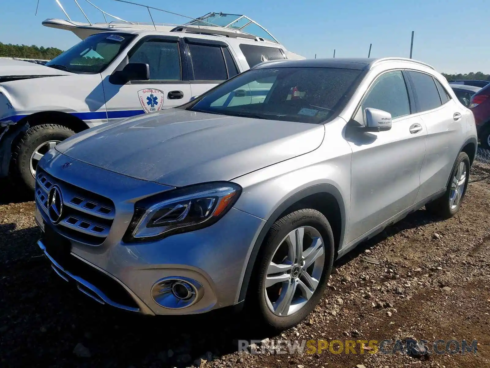 2 Photograph of a damaged car WDCTG4GB9KJ540977 MERCEDES-BENZ G CLASS 2019