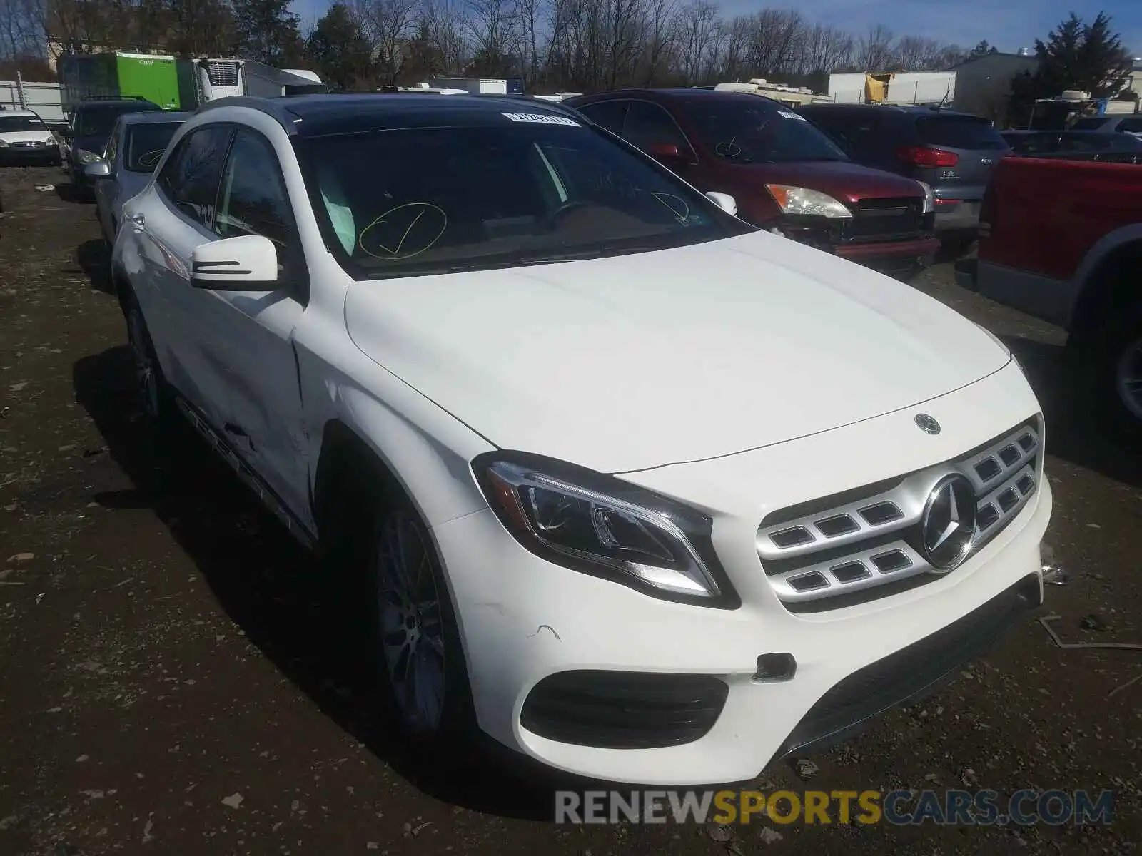 1 Photograph of a damaged car WDCTG4GBXKJ638965 MERCEDES-BENZ G CLASS 2019