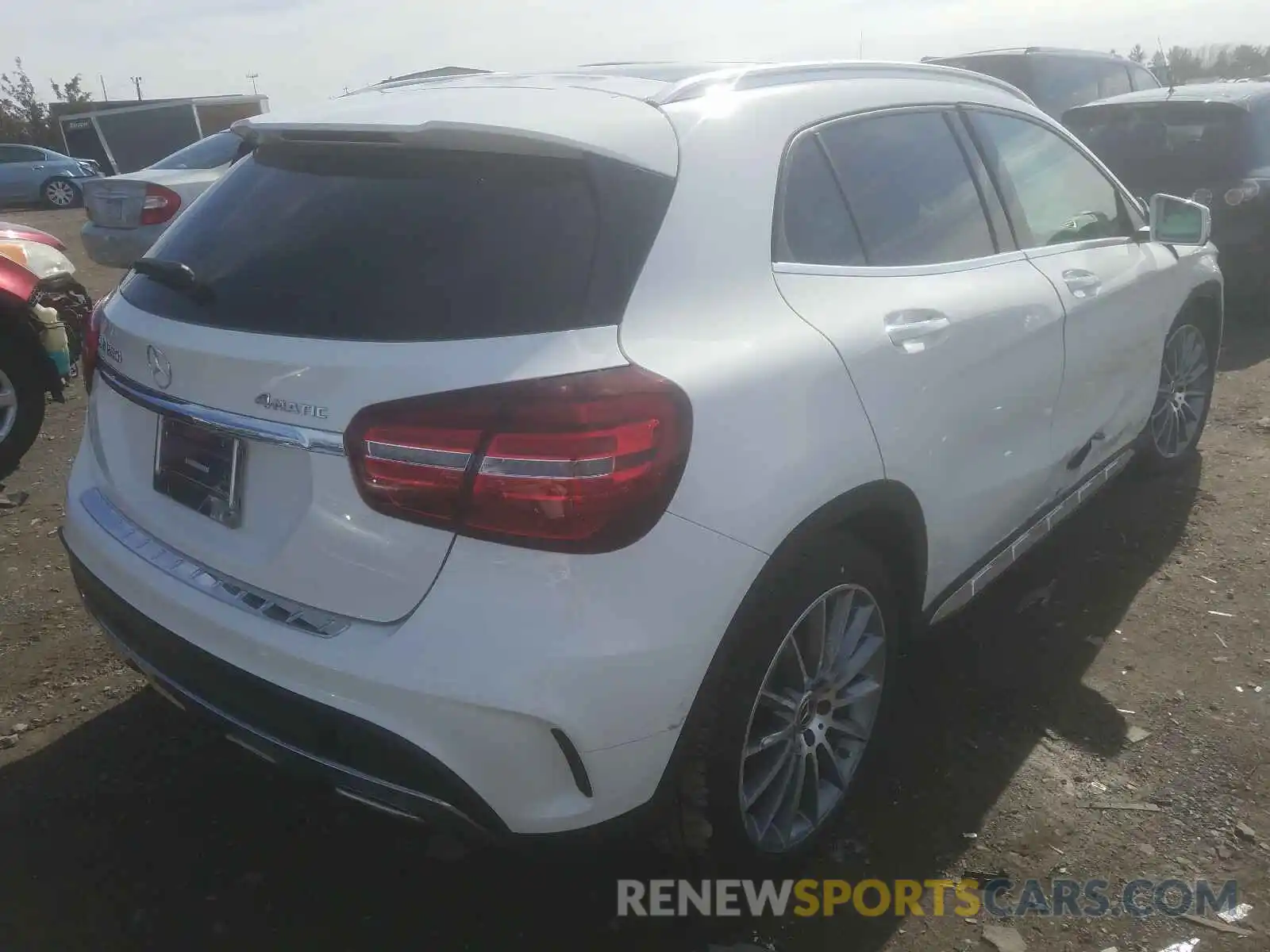 4 Photograph of a damaged car WDCTG4GBXKJ638965 MERCEDES-BENZ G CLASS 2019