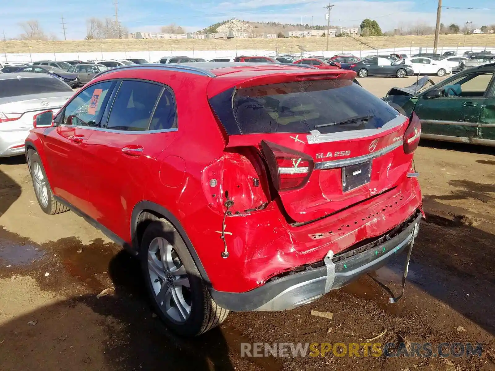 3 Photograph of a damaged car WDCTG4GBXKU012136 MERCEDES-BENZ G CLASS 2019