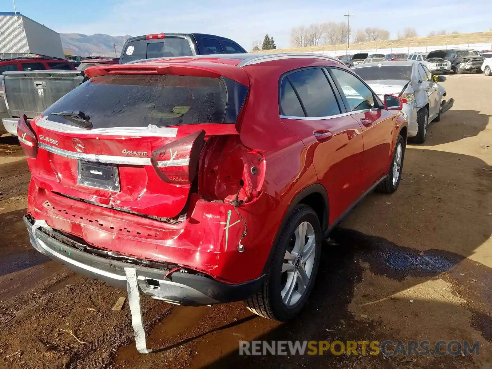 4 Photograph of a damaged car WDCTG4GBXKU012136 MERCEDES-BENZ G CLASS 2019