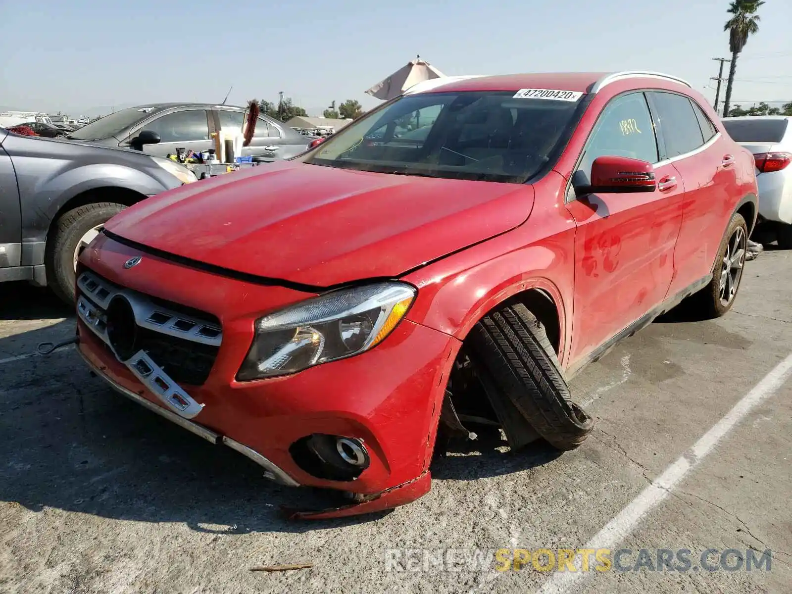 2 Photograph of a damaged car WDCTG4GBXKU016994 MERCEDES-BENZ G CLASS 2019