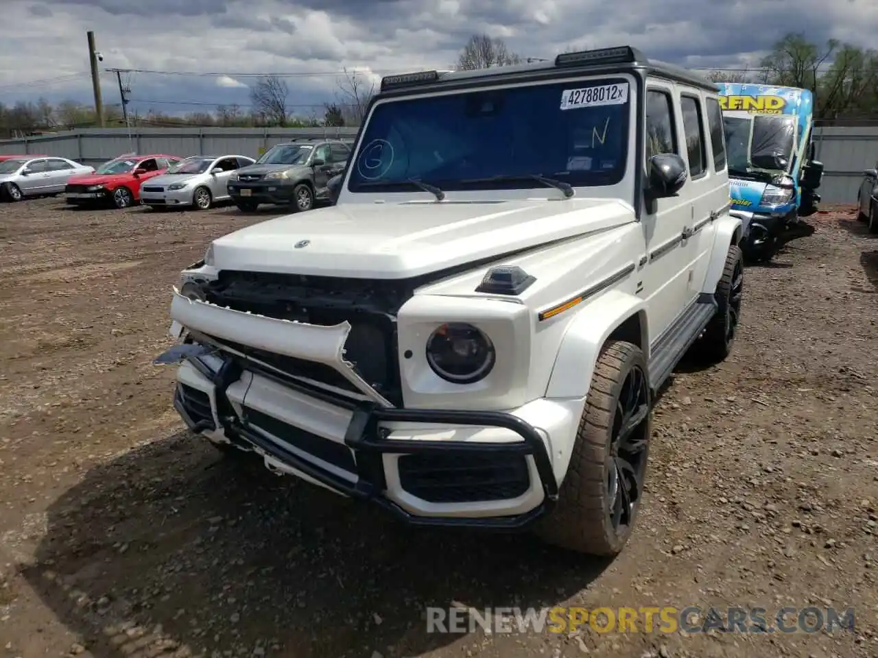 2 Фотография поврежденного автомобиля WDCYC7HJ8KX317738 MERCEDES-BENZ G-CLASS 2019