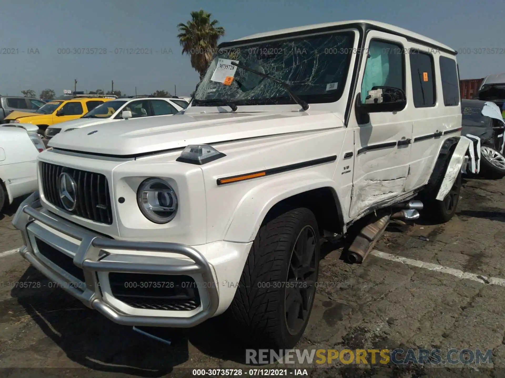 2 Фотография поврежденного автомобиля WDCYC7HJXKX323282 MERCEDES-BENZ G-CLASS 2019