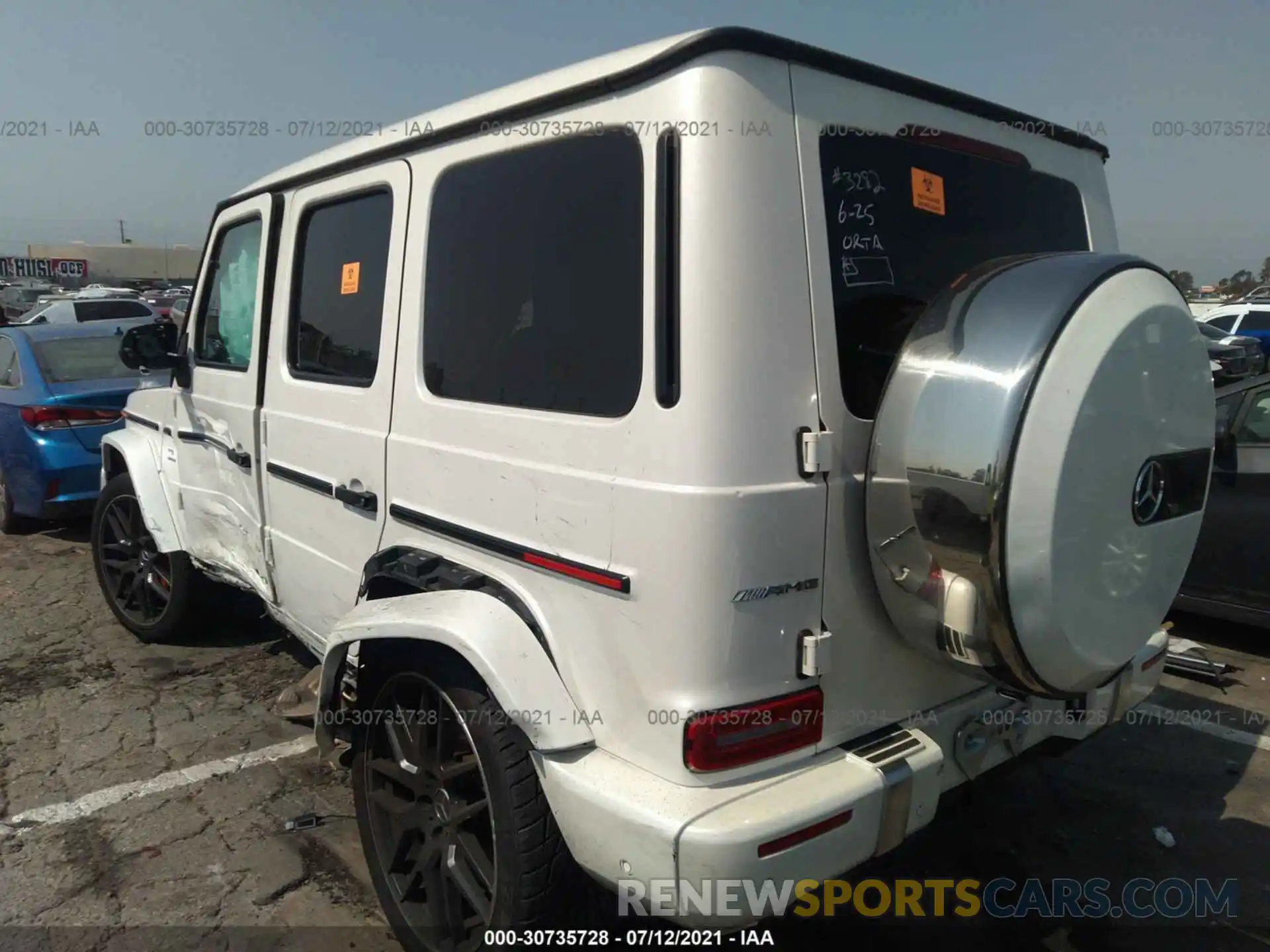 3 Фотография поврежденного автомобиля WDCYC7HJXKX323282 MERCEDES-BENZ G-CLASS 2019