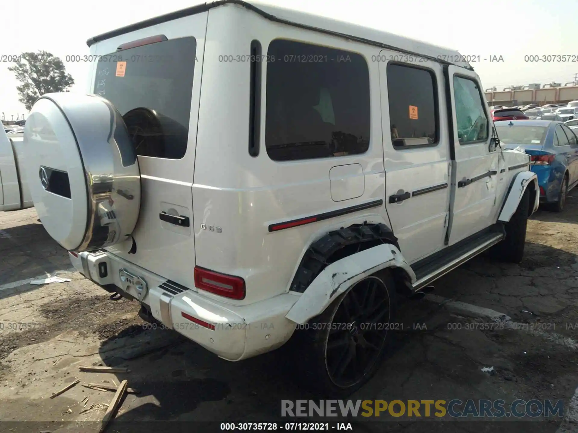 4 Photograph of a damaged car WDCYC7HJXKX323282 MERCEDES-BENZ G-CLASS 2019