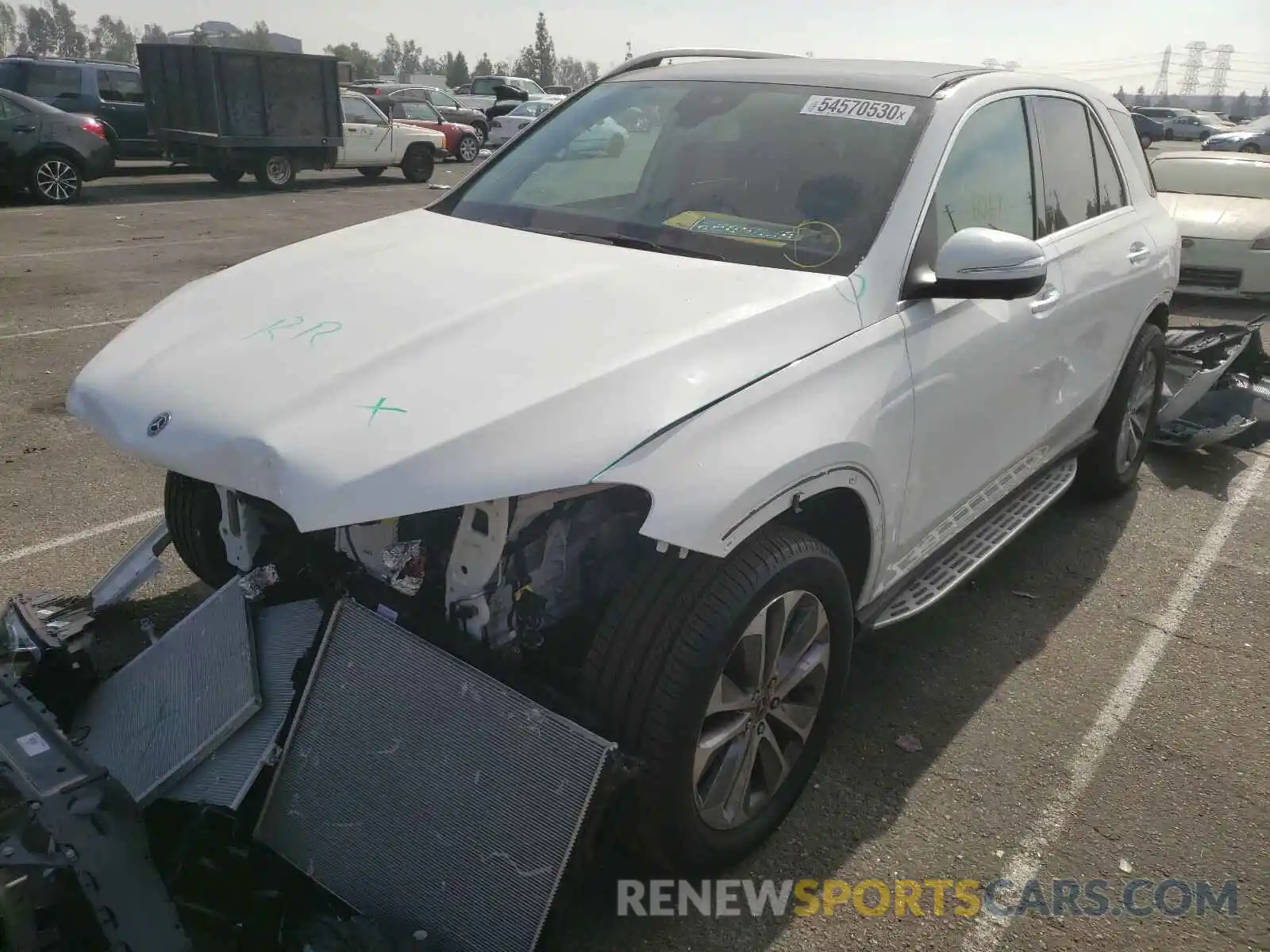 2 Photograph of a damaged car 4JGFB4KB7LA083379 MERCEDES-BENZ G CLASS 2020