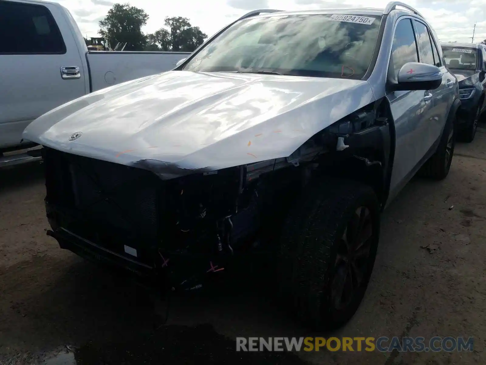 2 Photograph of a damaged car 4JGFB4KE8LA083885 MERCEDES-BENZ G CLASS 2020