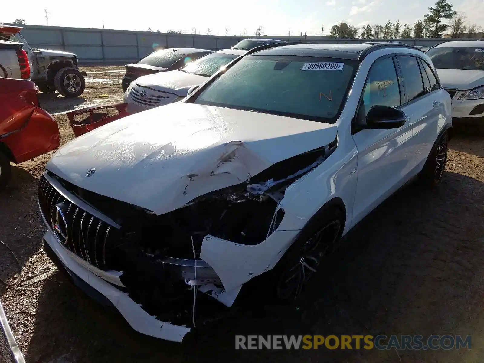 2 Photograph of a damaged car W1N0G6EB0LF758875 MERCEDES-BENZ G CLASS 2020