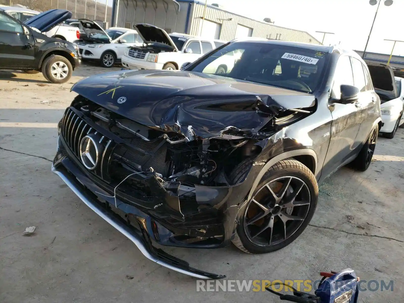 2 Photograph of a damaged car W1N0G6EBXLF762111 MERCEDES-BENZ G CLASS 2020