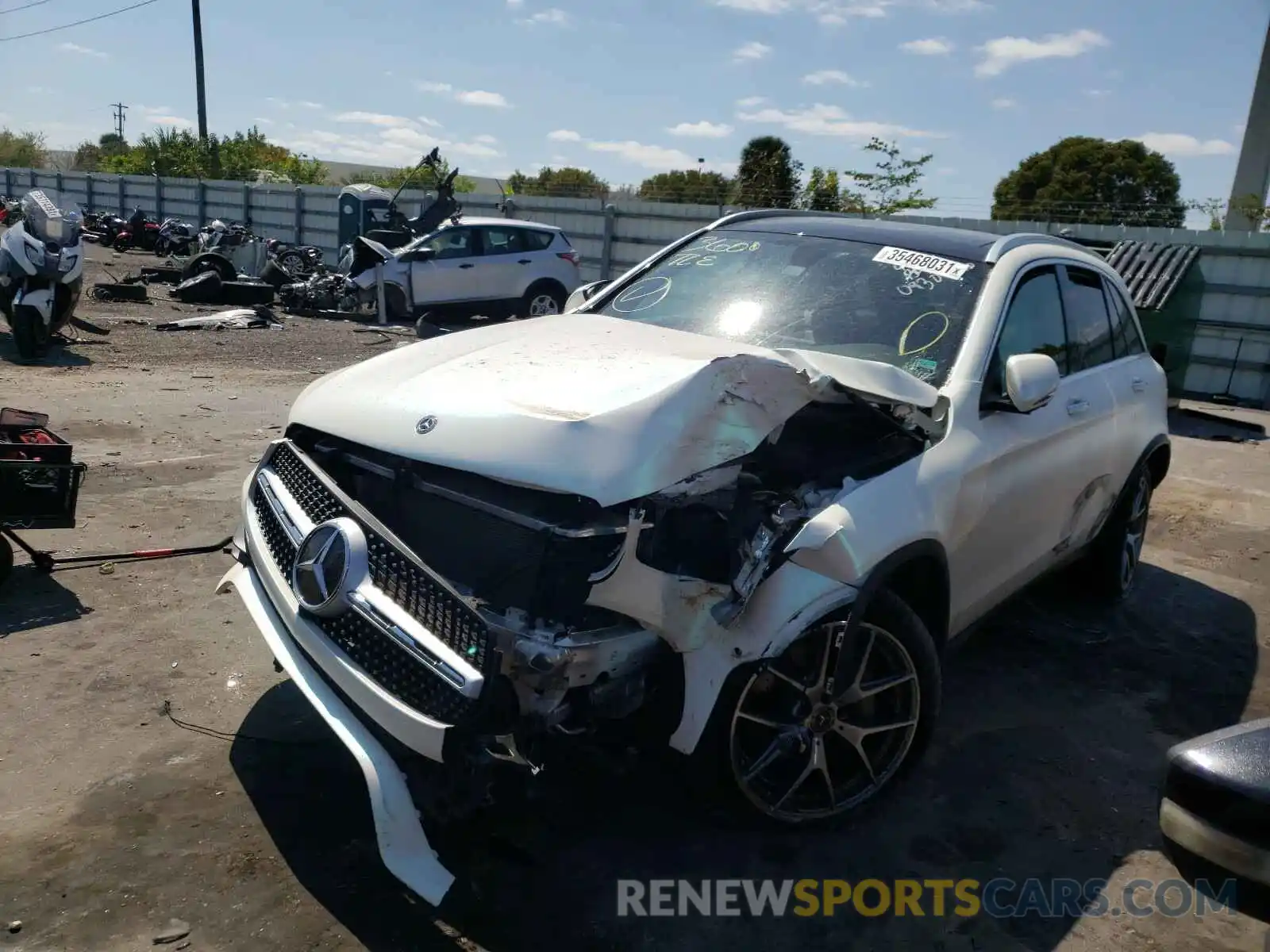 2 Photograph of a damaged car W1N0G8DB5LF790430 MERCEDES-BENZ G CLASS 2020