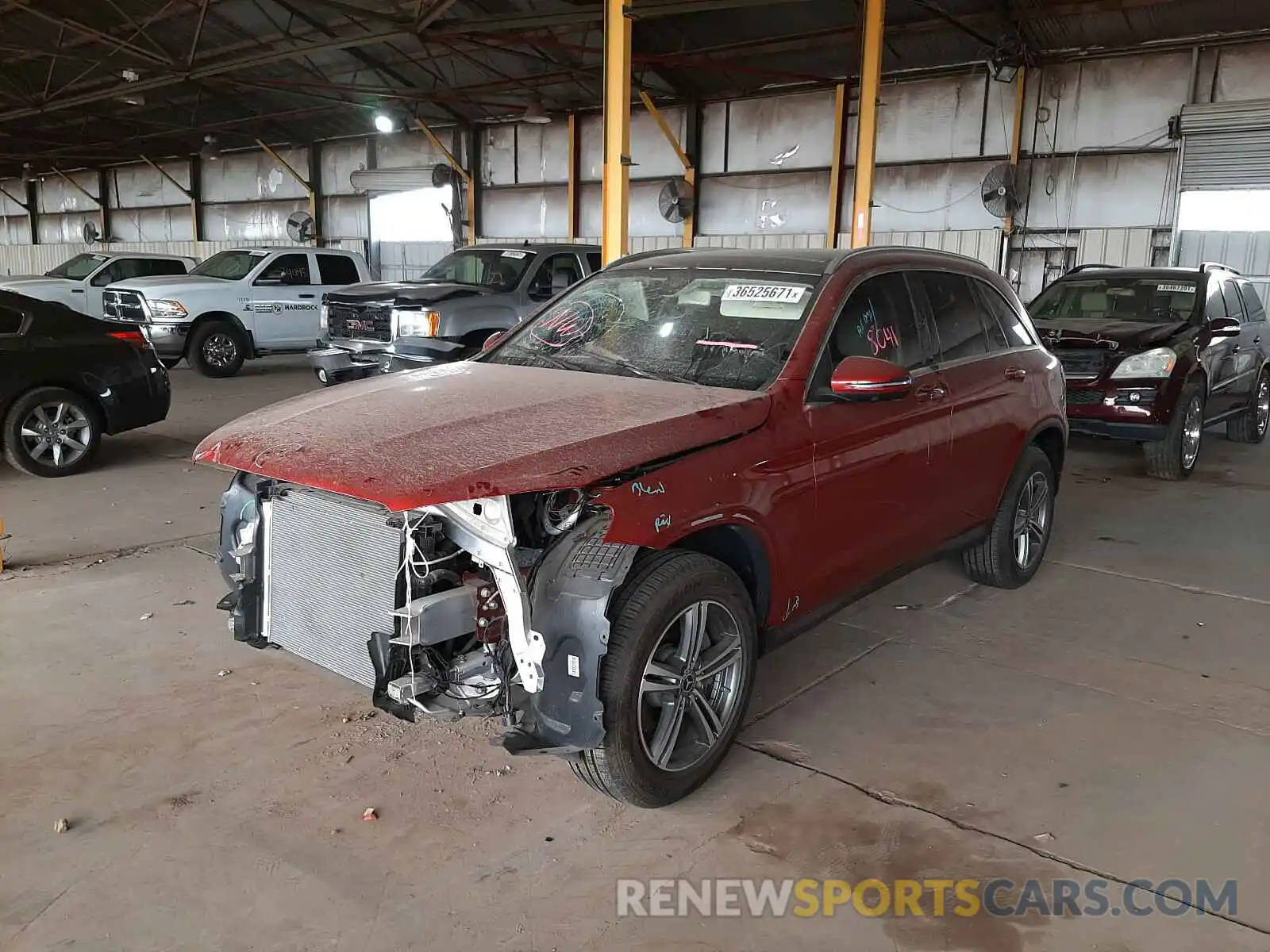 2 Photograph of a damaged car W1N0G8DB5LV262327 MERCEDES-BENZ G CLASS 2020