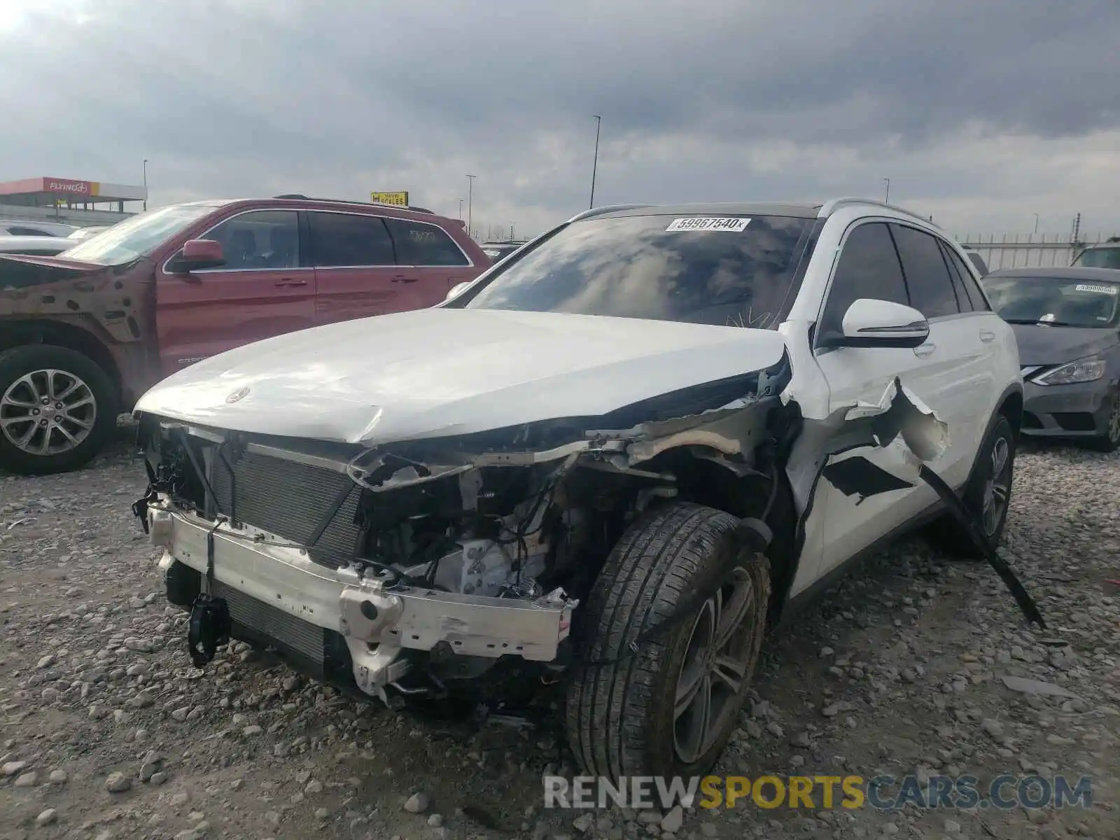 2 Фотография поврежденного автомобиля W1N0G8EB1LF818450 MERCEDES-BENZ G CLASS 2020