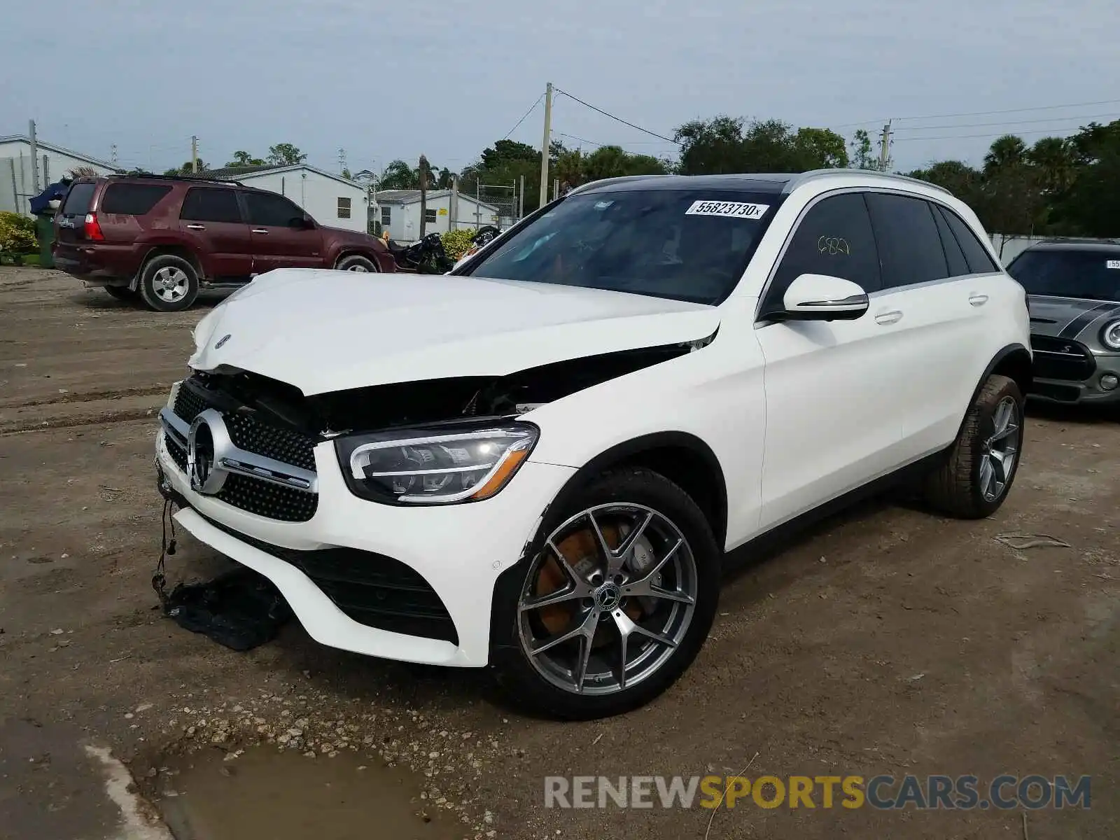 2 Photograph of a damaged car W1N0G8EB9LF766694 MERCEDES-BENZ G CLASS 2020