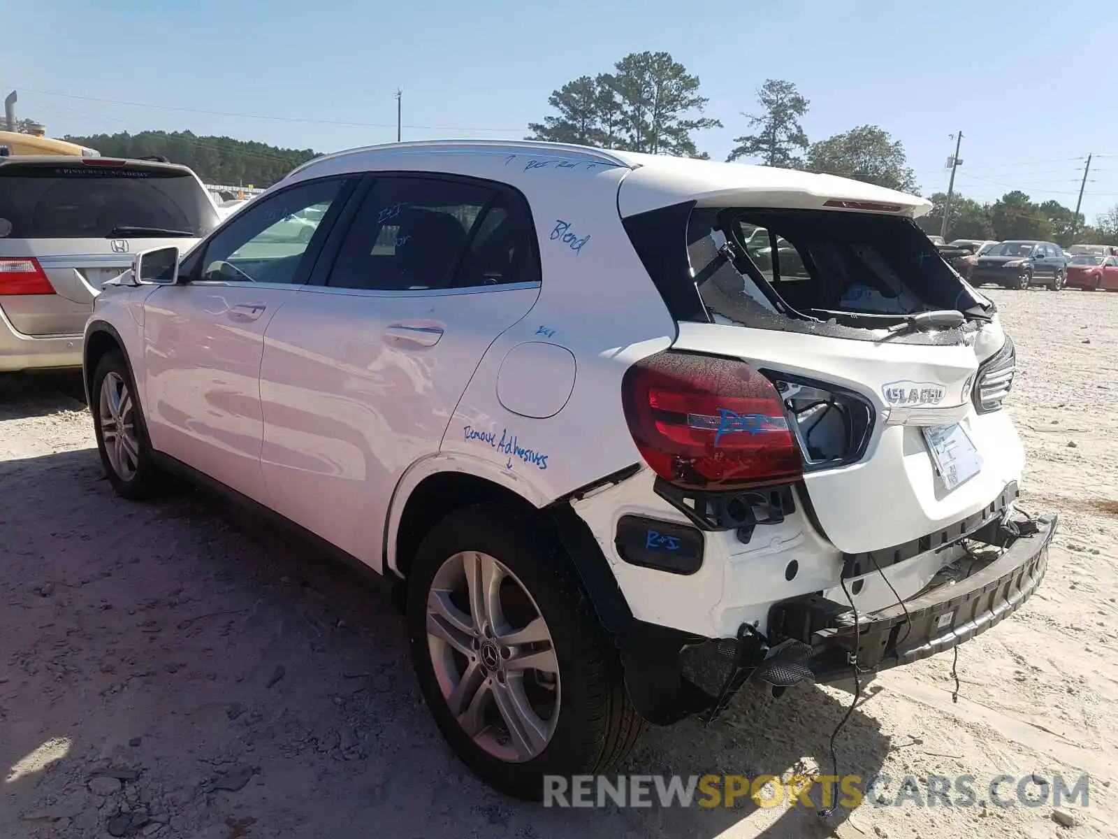 3 Photograph of a damaged car W1NTG4EBXLU040733 MERCEDES-BENZ G CLASS 2020