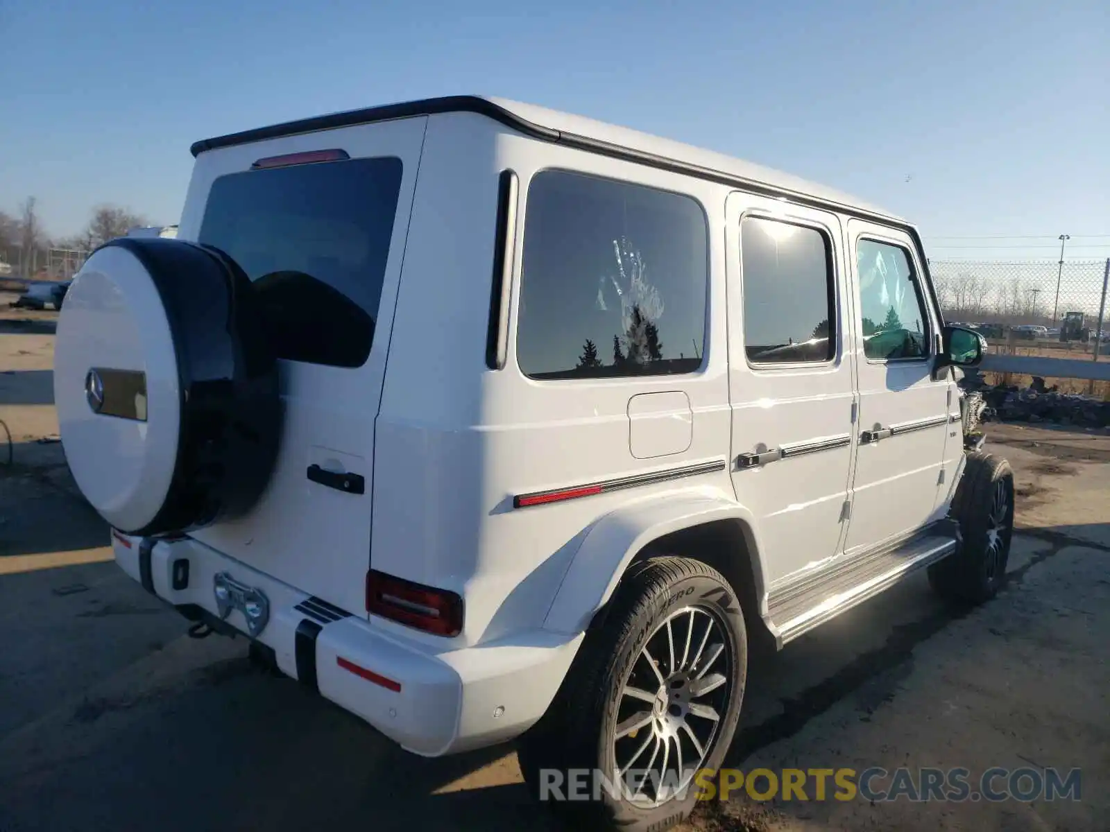 4 Фотография поврежденного автомобиля W1NYC6BJ5LX343765 MERCEDES-BENZ G CLASS 2020