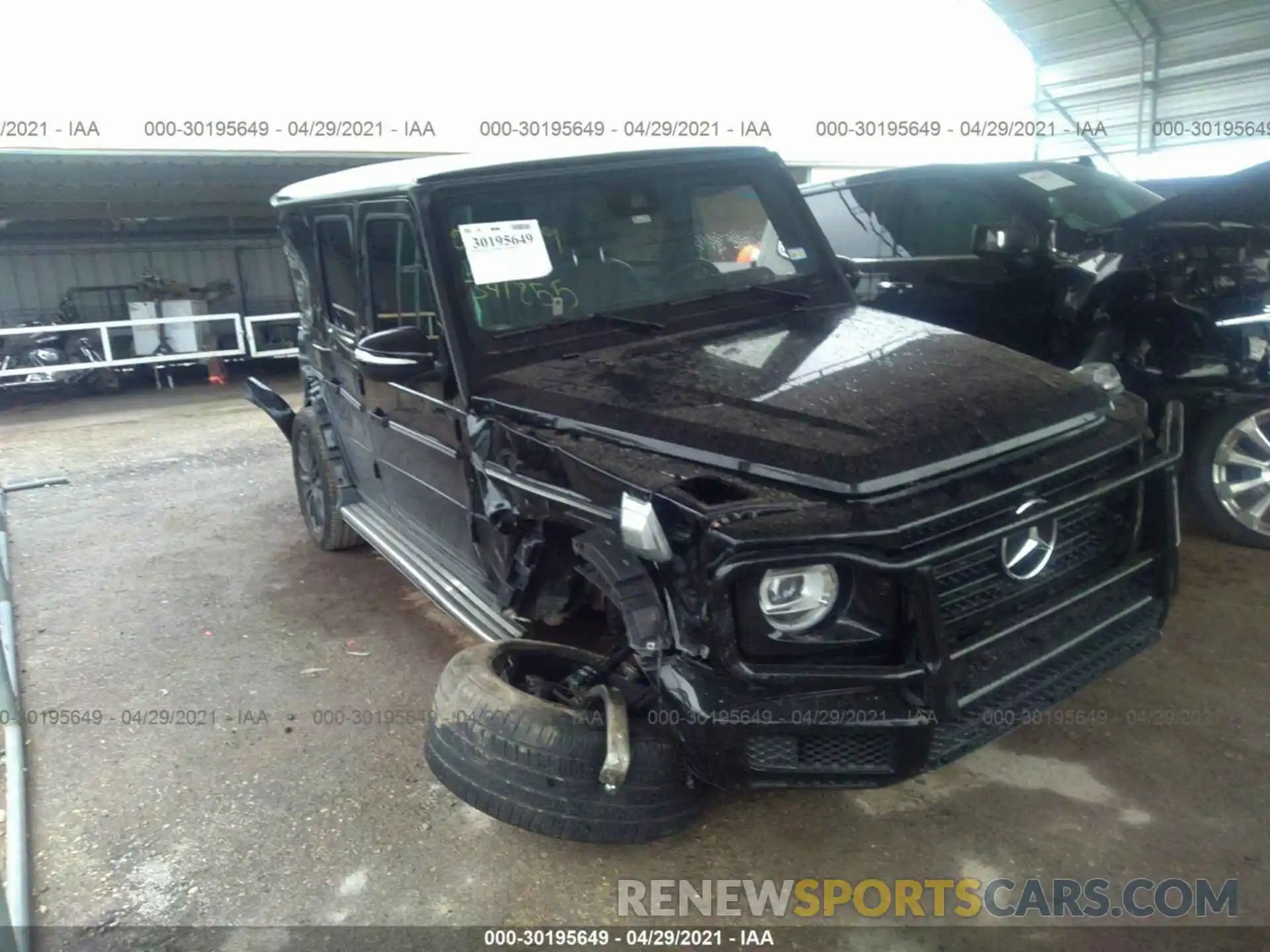 1 Фотография поврежденного автомобиля W1NYC6BJ7LX341855 MERCEDES-BENZ G-CLASS 2020