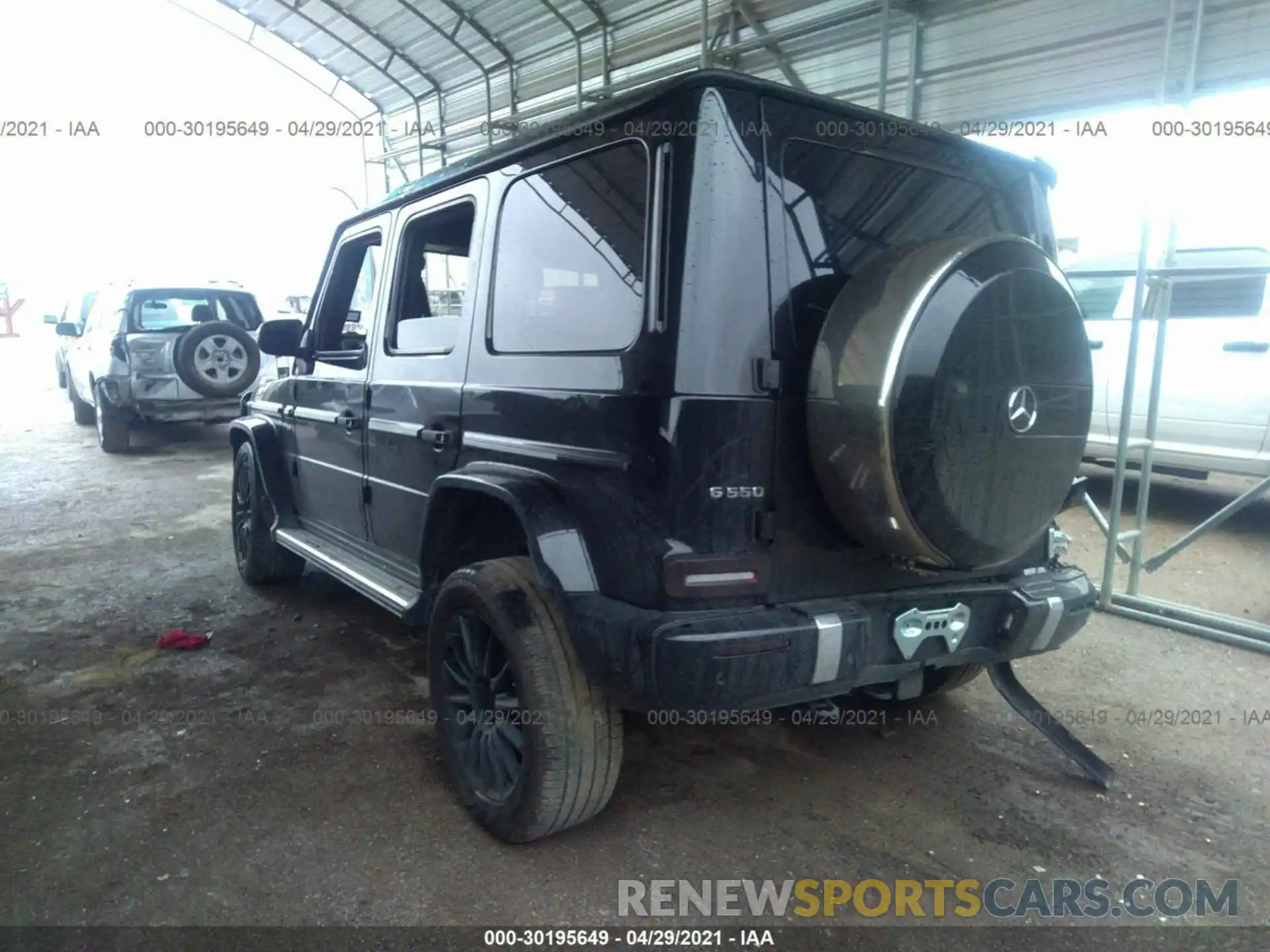 3 Фотография поврежденного автомобиля W1NYC6BJ7LX341855 MERCEDES-BENZ G-CLASS 2020