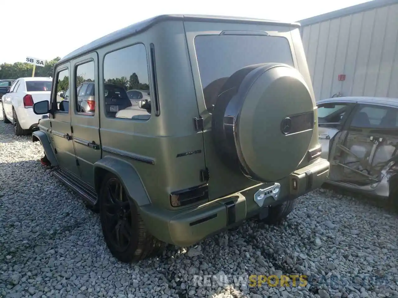 3 Фотография поврежденного автомобиля W1NYC7HJ0LX358798 MERCEDES-BENZ G-CLASS 2020