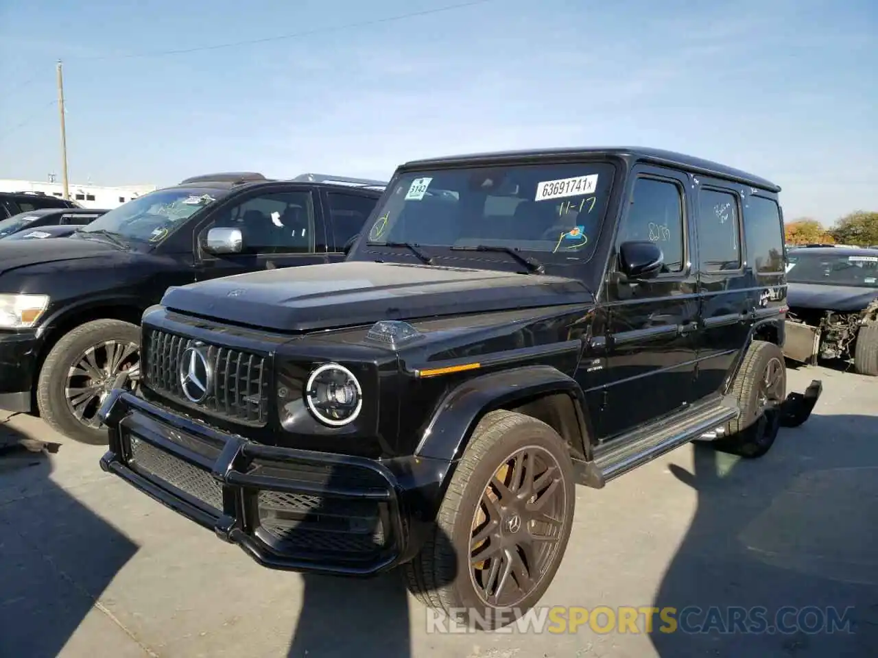 2 Photograph of a damaged car W1NYC7HJ8LX346950 MERCEDES-BENZ G-CLASS 2020