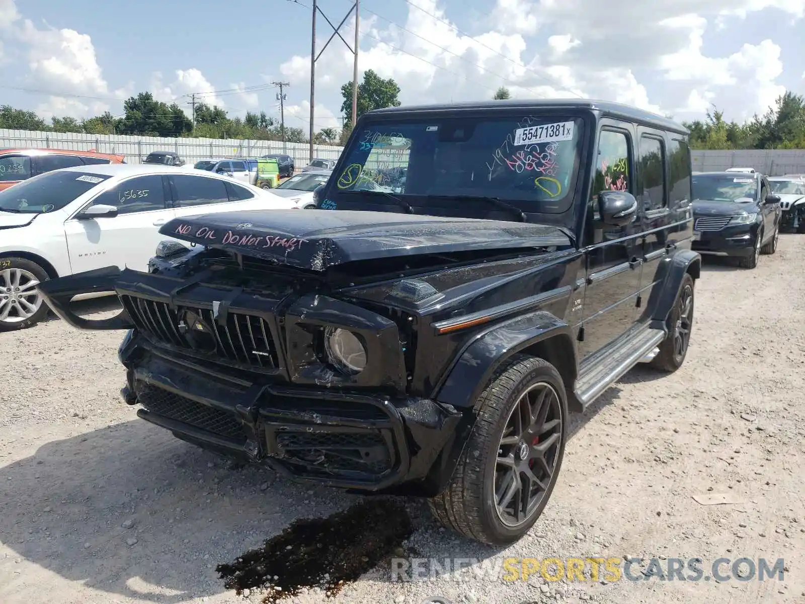 2 Photograph of a damaged car W1NYC7HJXLX340650 MERCEDES-BENZ G-CLASS 2020