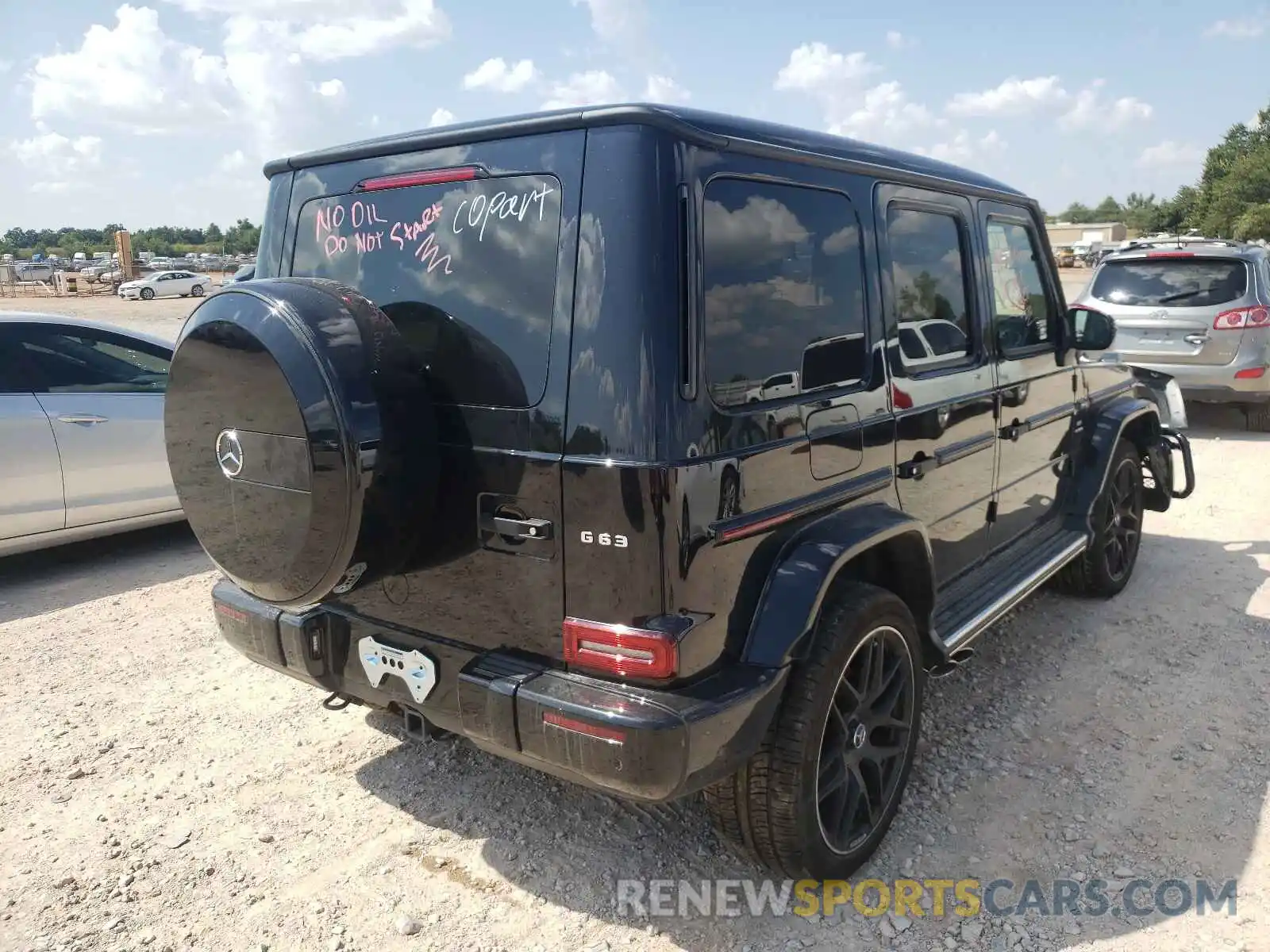 4 Фотография поврежденного автомобиля W1NYC7HJXLX340650 MERCEDES-BENZ G-CLASS 2020