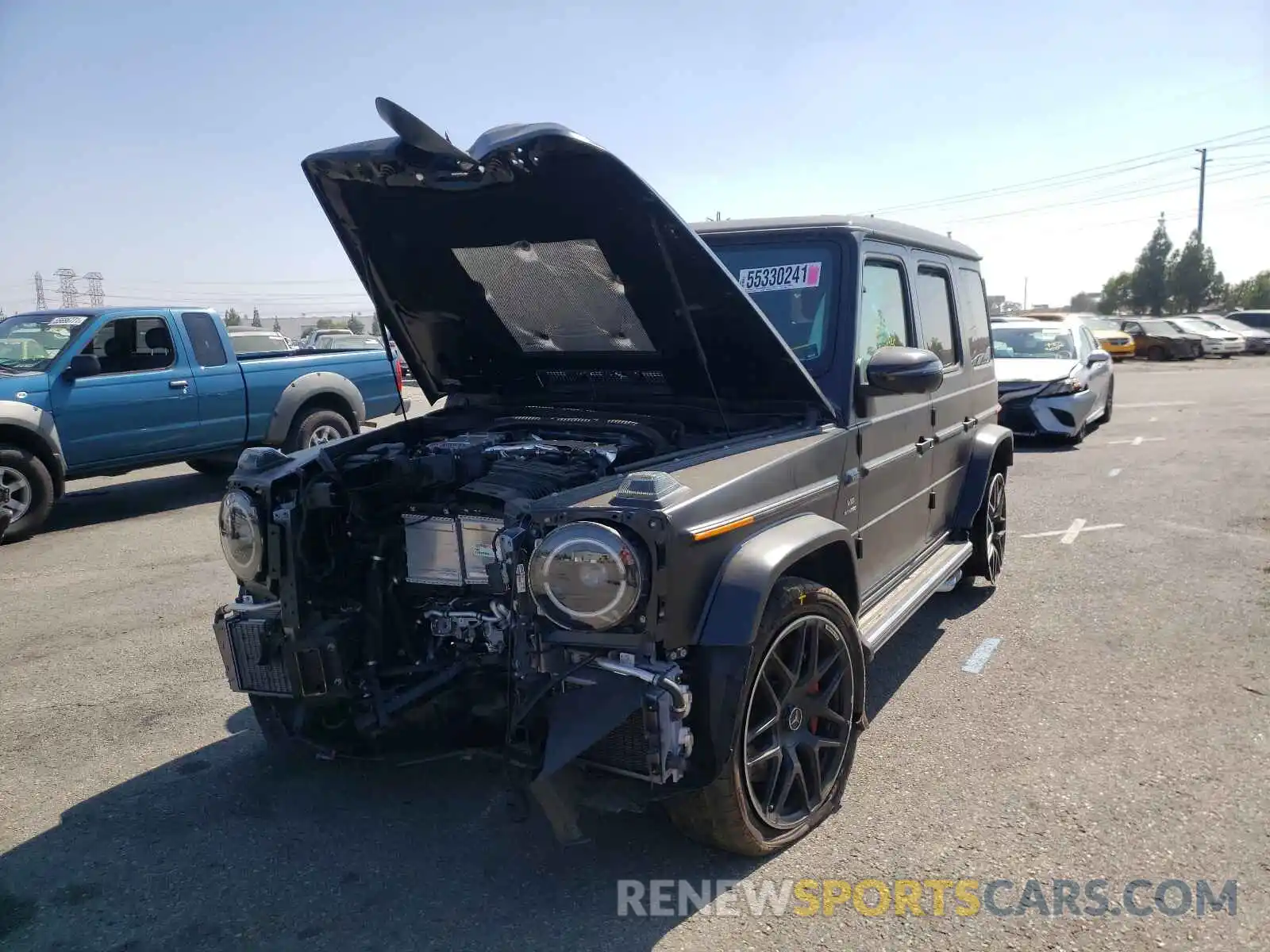 2 Photograph of a damaged car W1NYC7HJXLX341684 MERCEDES-BENZ G-CLASS 2020