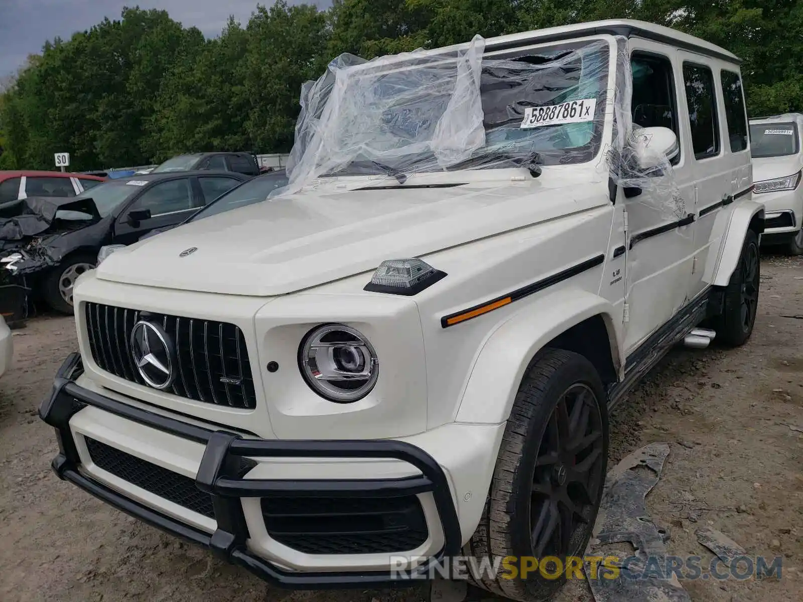 2 Photograph of a damaged car W1NYC7HJXLX346206 MERCEDES-BENZ G-CLASS 2020