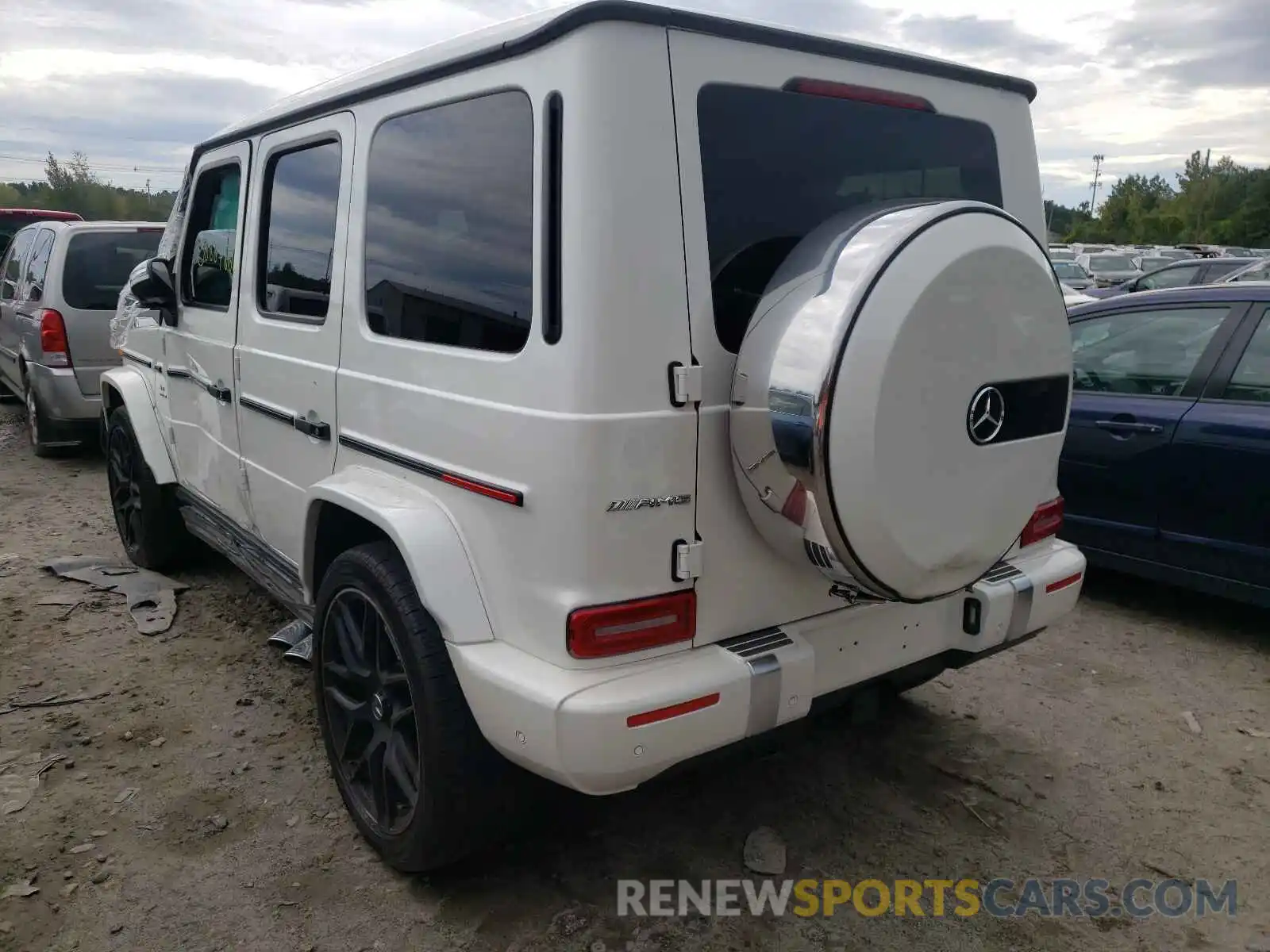 3 Фотография поврежденного автомобиля W1NYC7HJXLX346206 MERCEDES-BENZ G-CLASS 2020