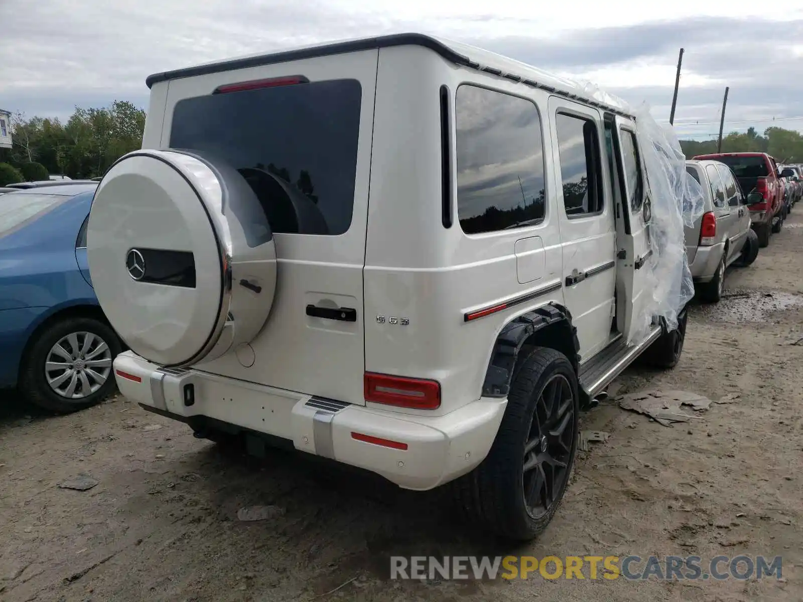 4 Фотография поврежденного автомобиля W1NYC7HJXLX346206 MERCEDES-BENZ G-CLASS 2020