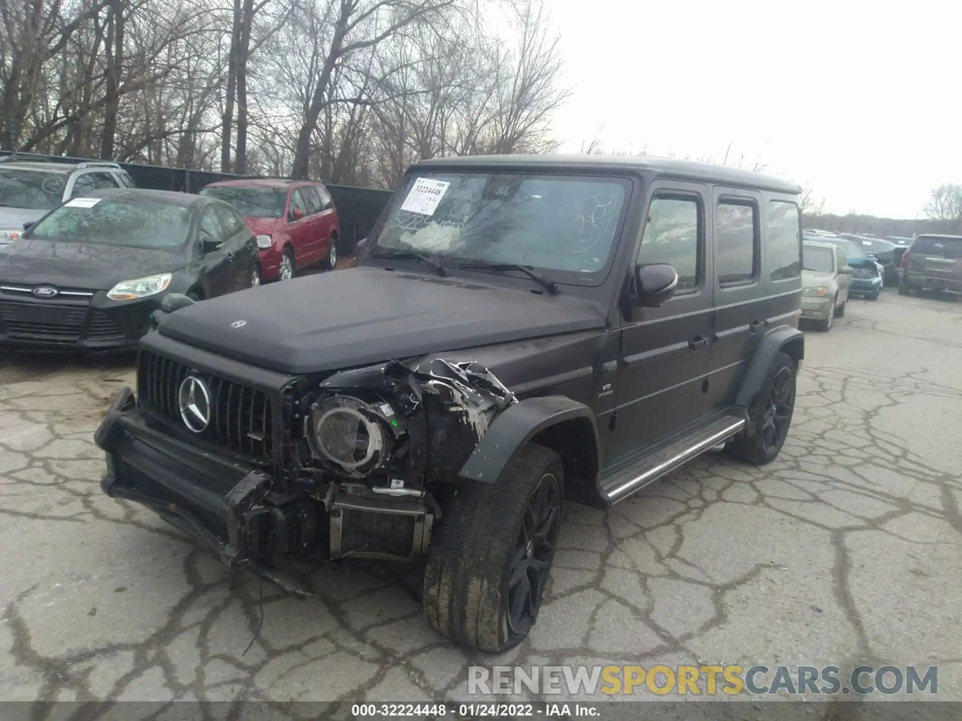 2 Фотография поврежденного автомобиля W1NYC7HJXLX346853 MERCEDES-BENZ G-CLASS 2020