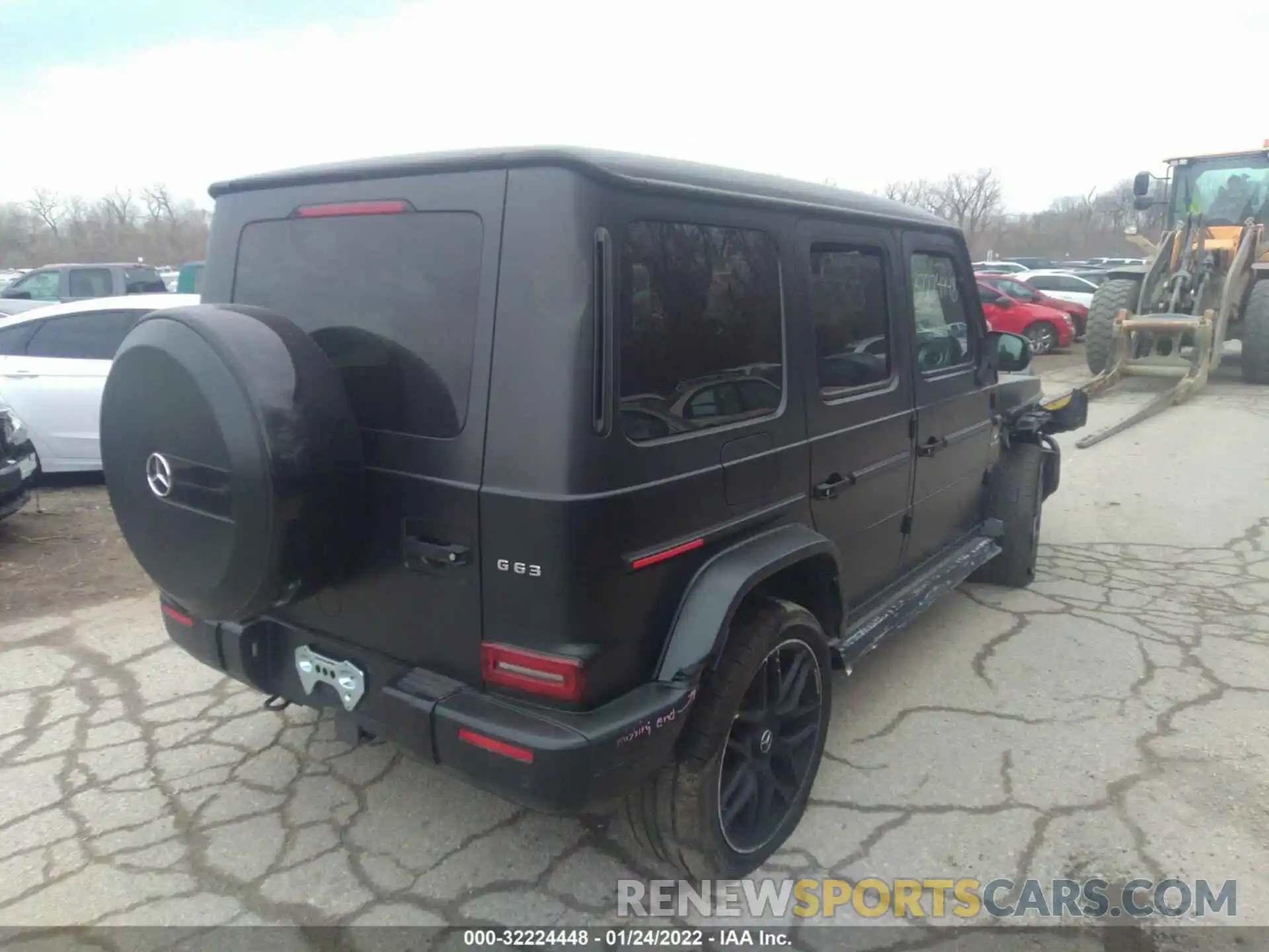 4 Фотография поврежденного автомобиля W1NYC7HJXLX346853 MERCEDES-BENZ G-CLASS 2020