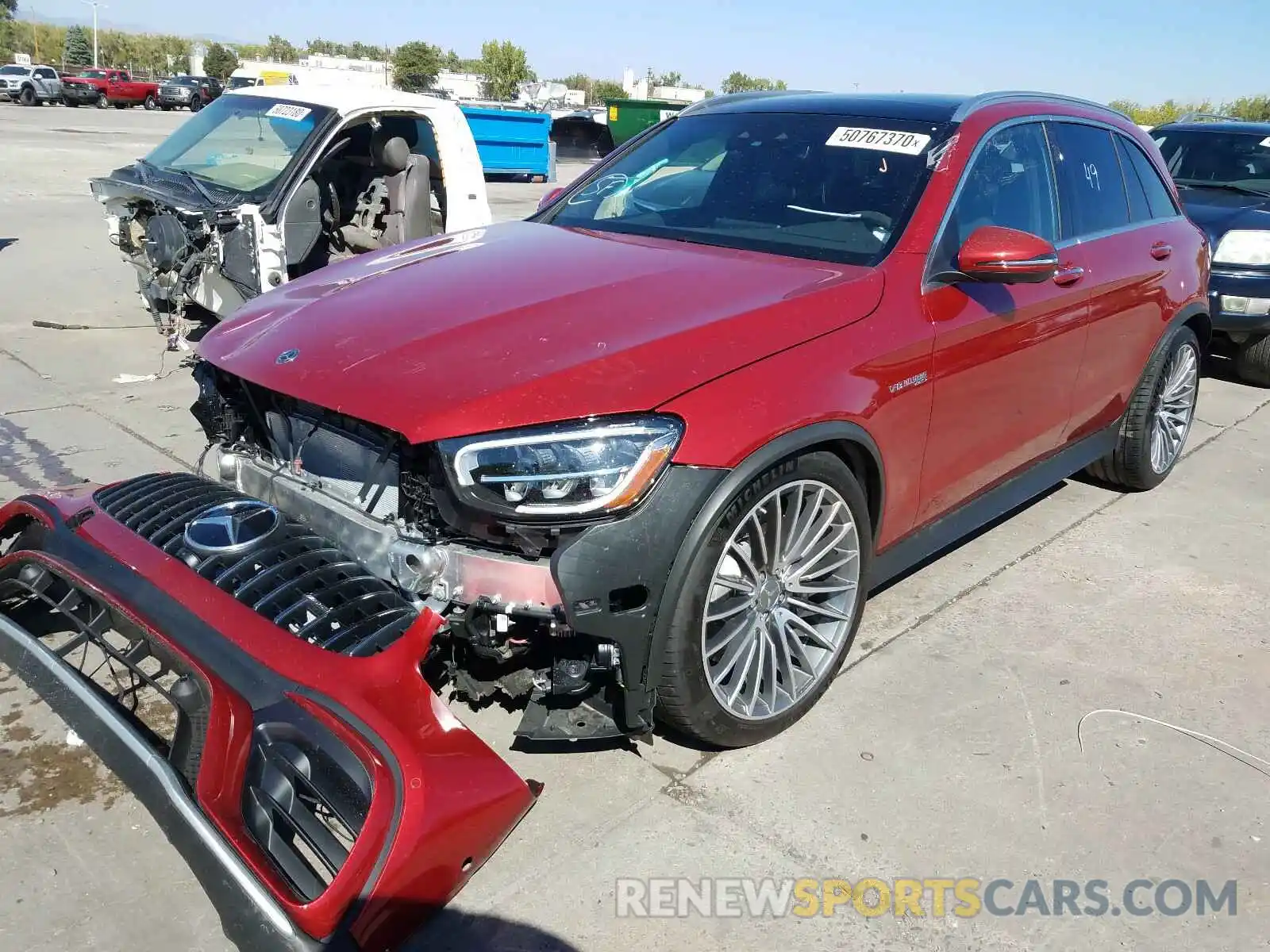 2 Photograph of a damaged car WDC0G8JB1LF699662 MERCEDES-BENZ G CLASS 2020